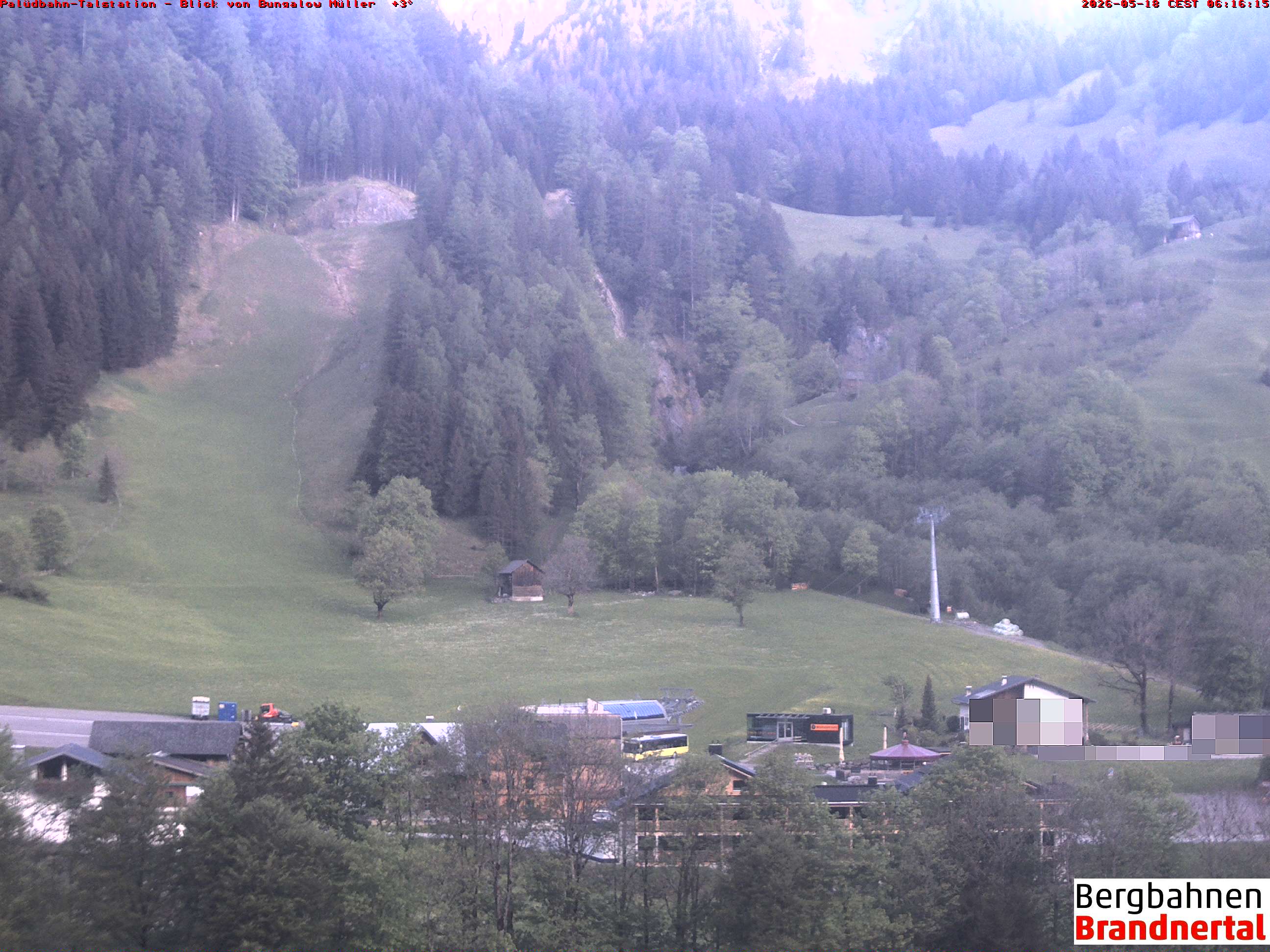 Blick auf Palüdbahn von Bungalow Müller