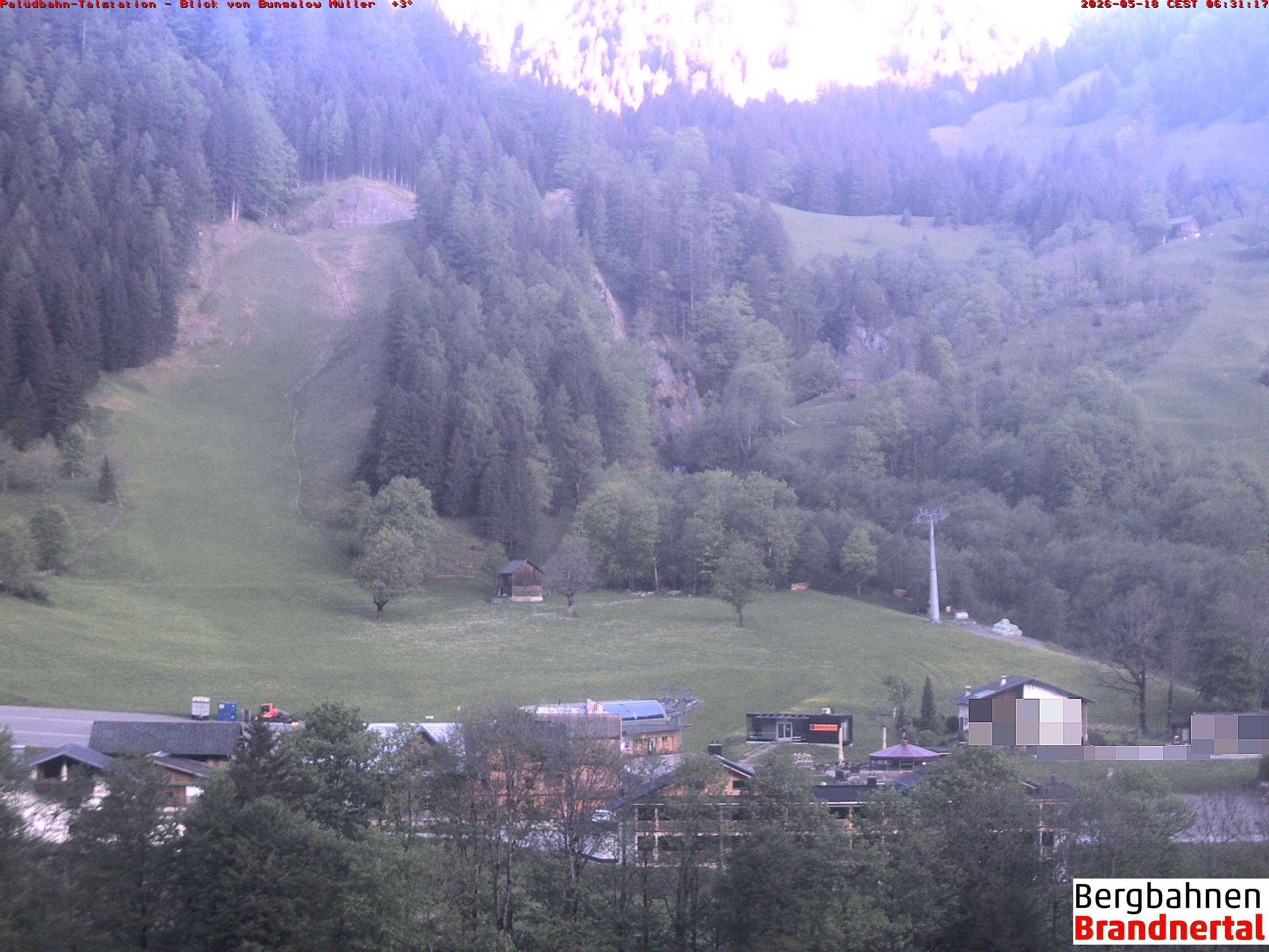 Blick auf Palüdbahn von Bungalow Müller