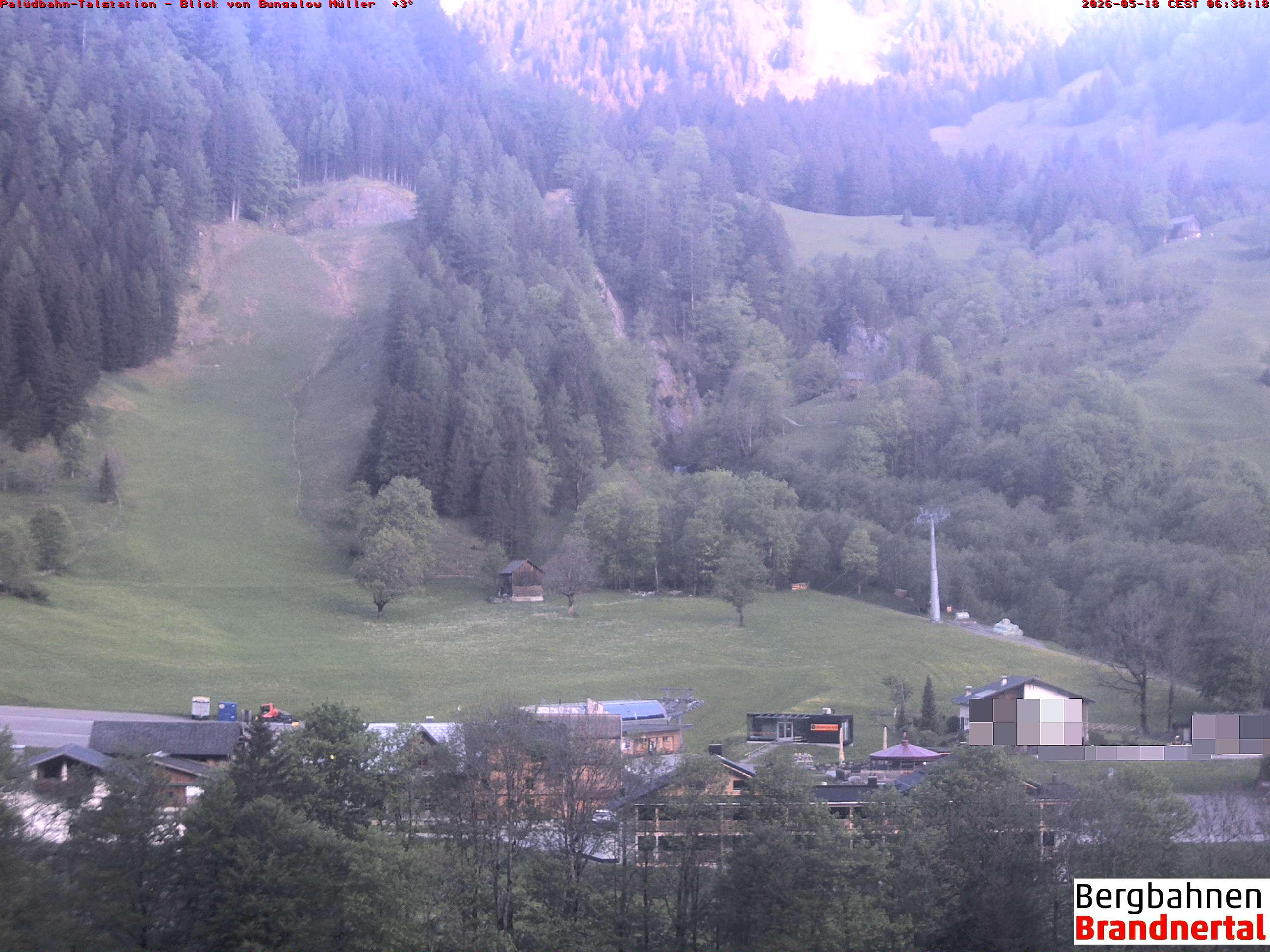 Blick auf Palüdbahn von Bungalow Müller