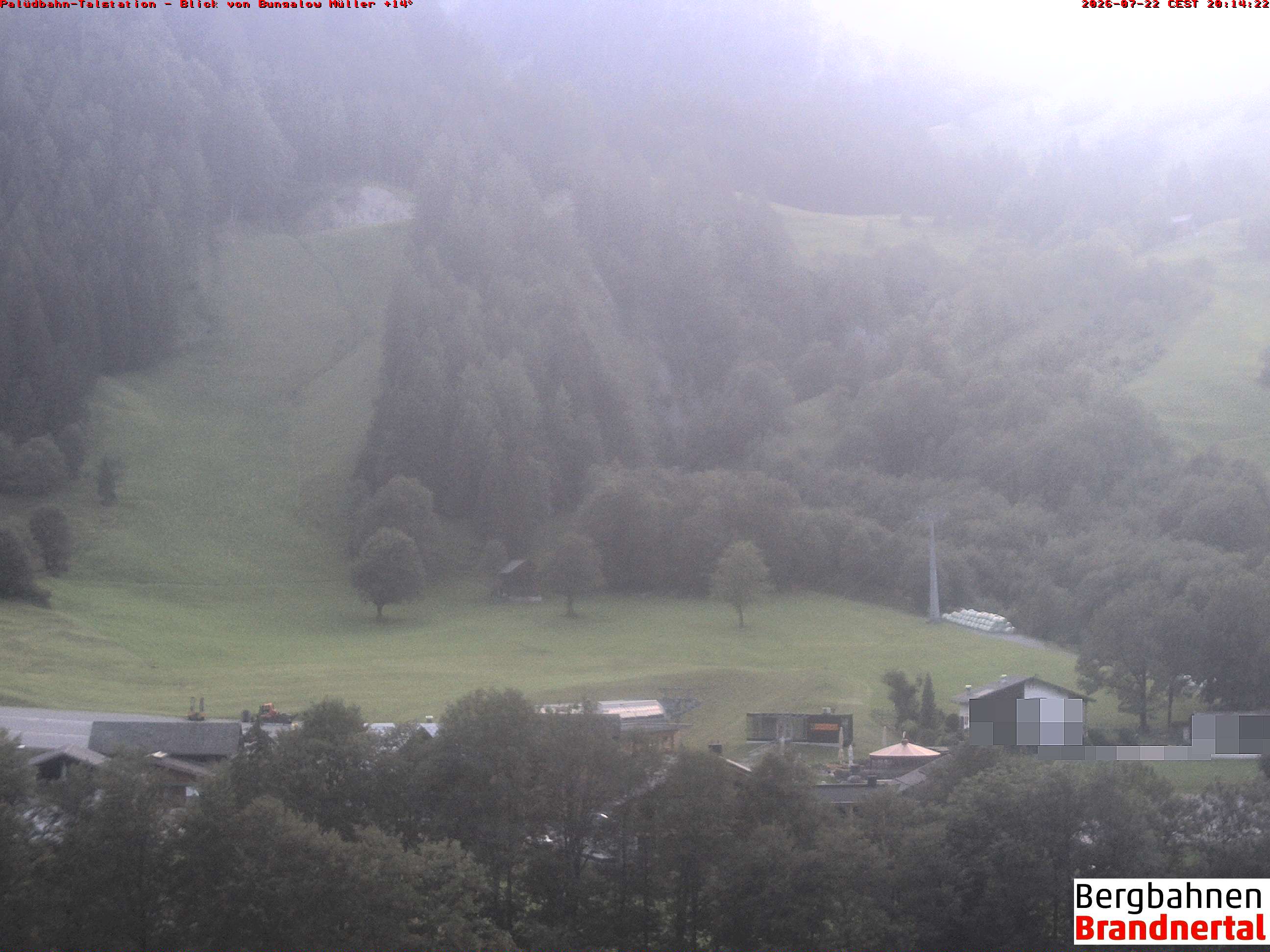 Blick auf Palüdbahn von Bungalow Müller