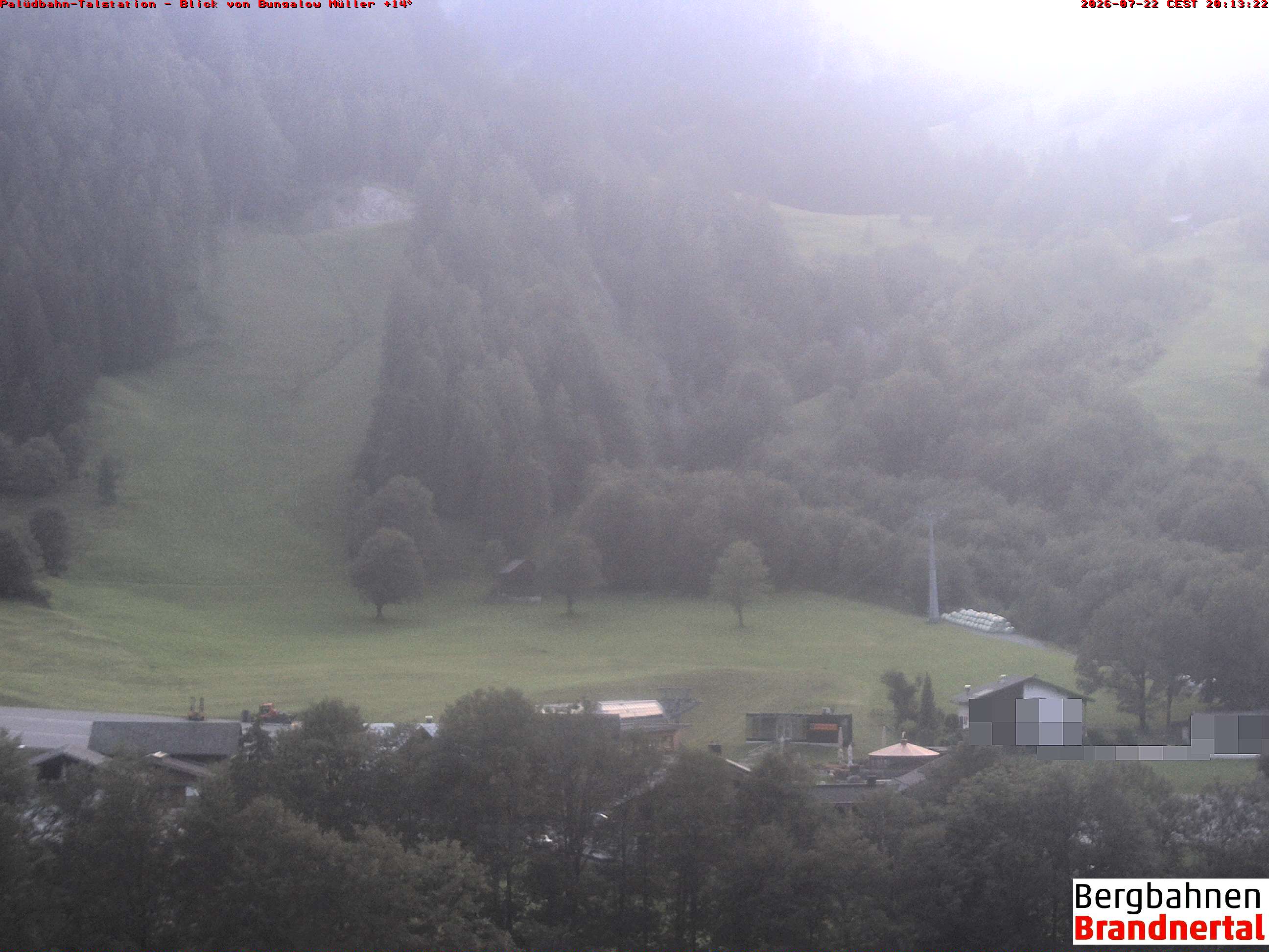 Blick auf Palüdbahn von Bungalow Müller
