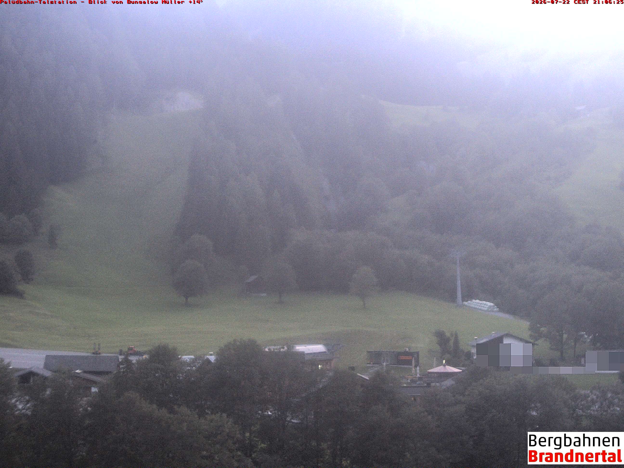 Blick auf Palüdbahn von Bungalow Müller