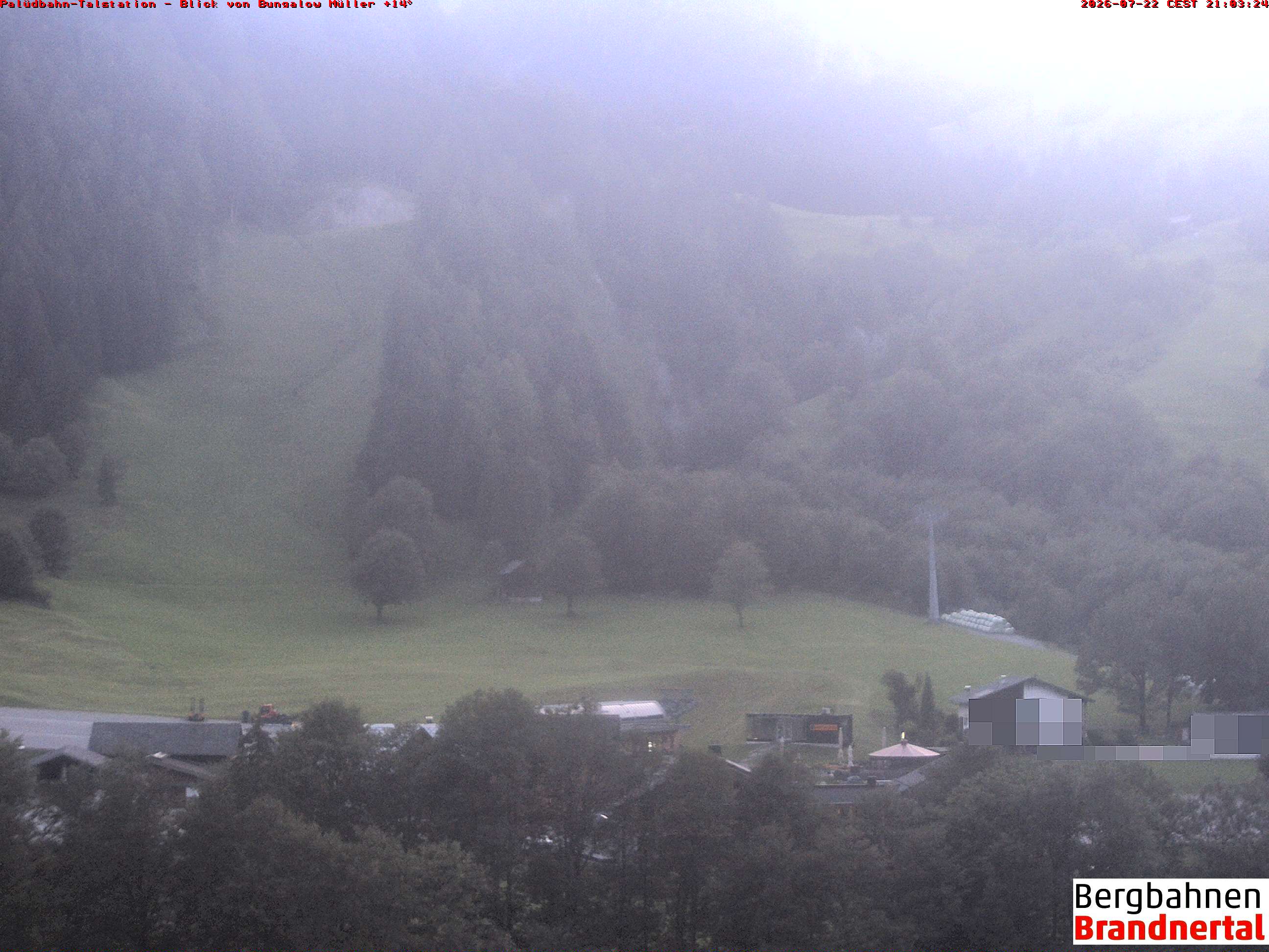 Blick auf Palüdbahn von Bungalow Müller