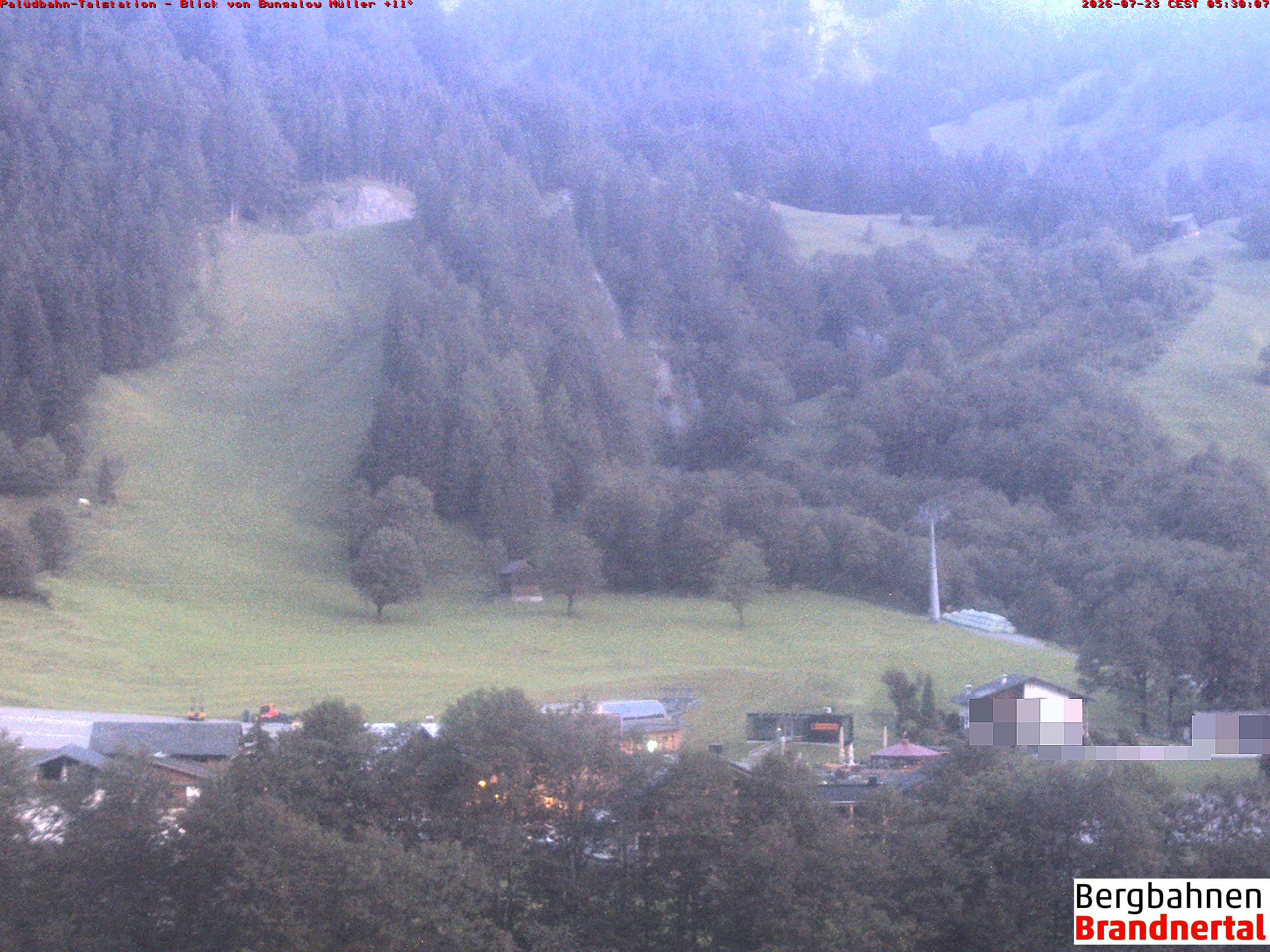 Blick auf Palüdbahn von Bungalow Müller