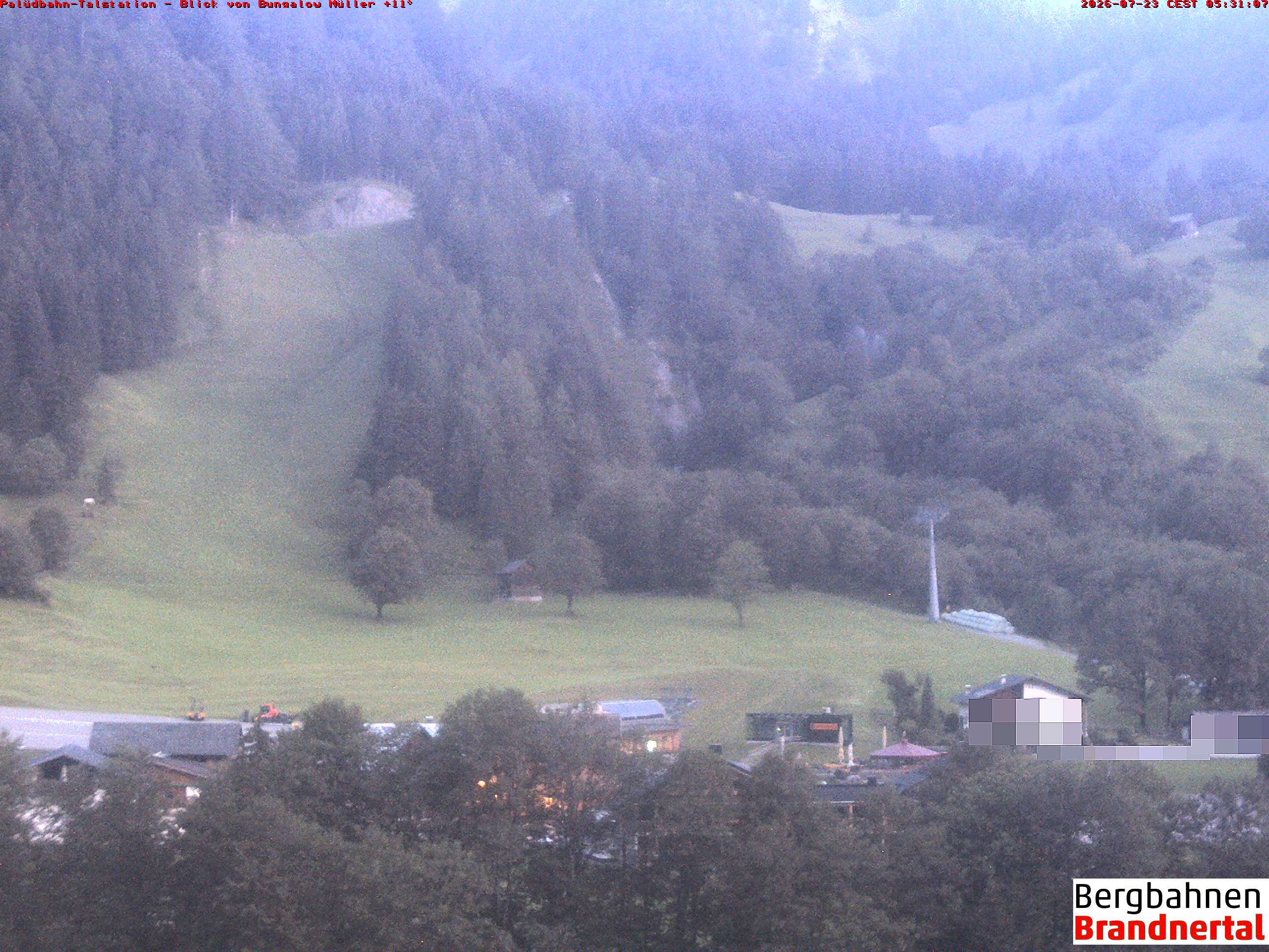 Blick auf Palüdbahn von Bungalow Müller