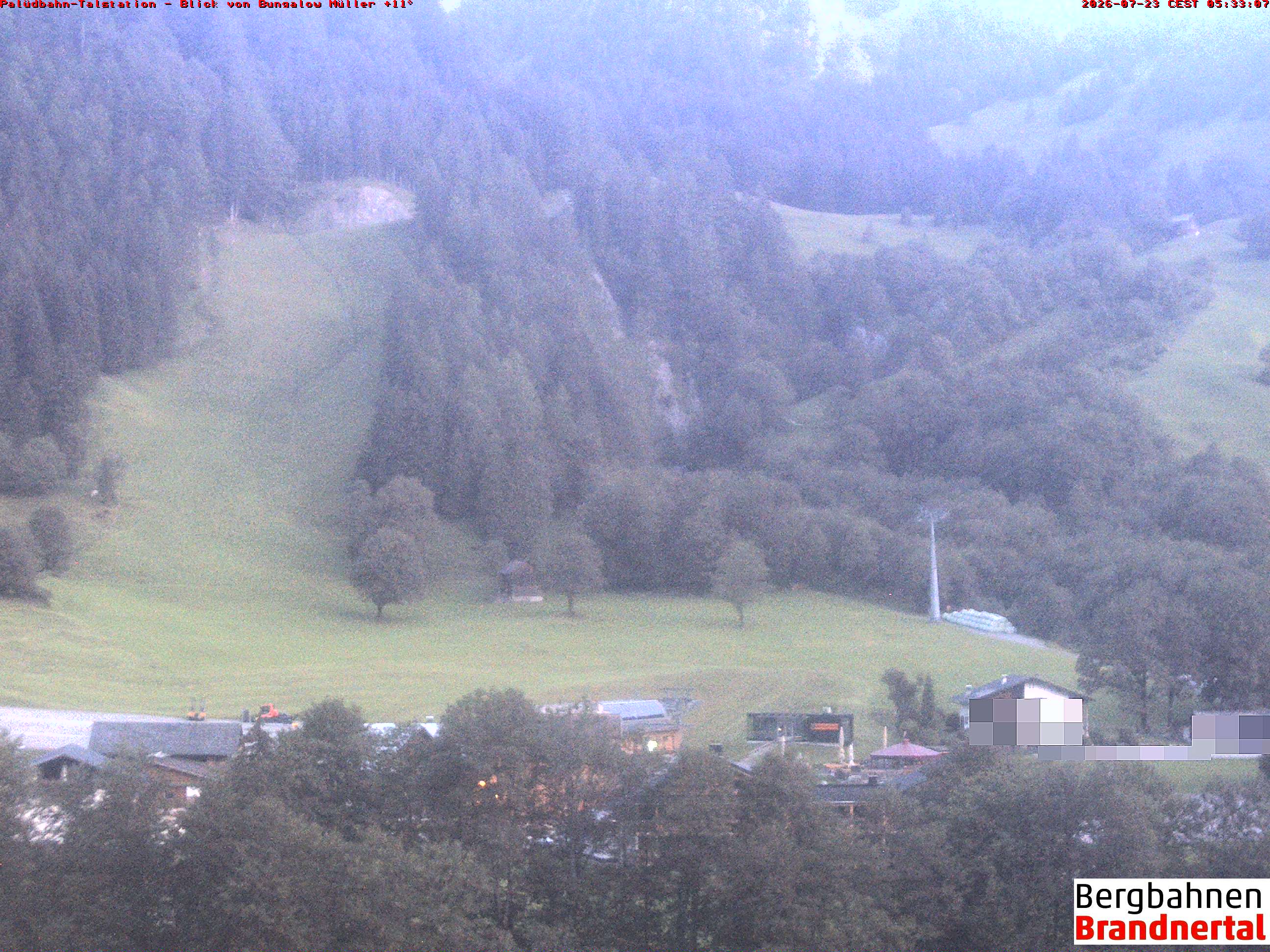 Blick auf Palüdbahn von Bungalow Müller