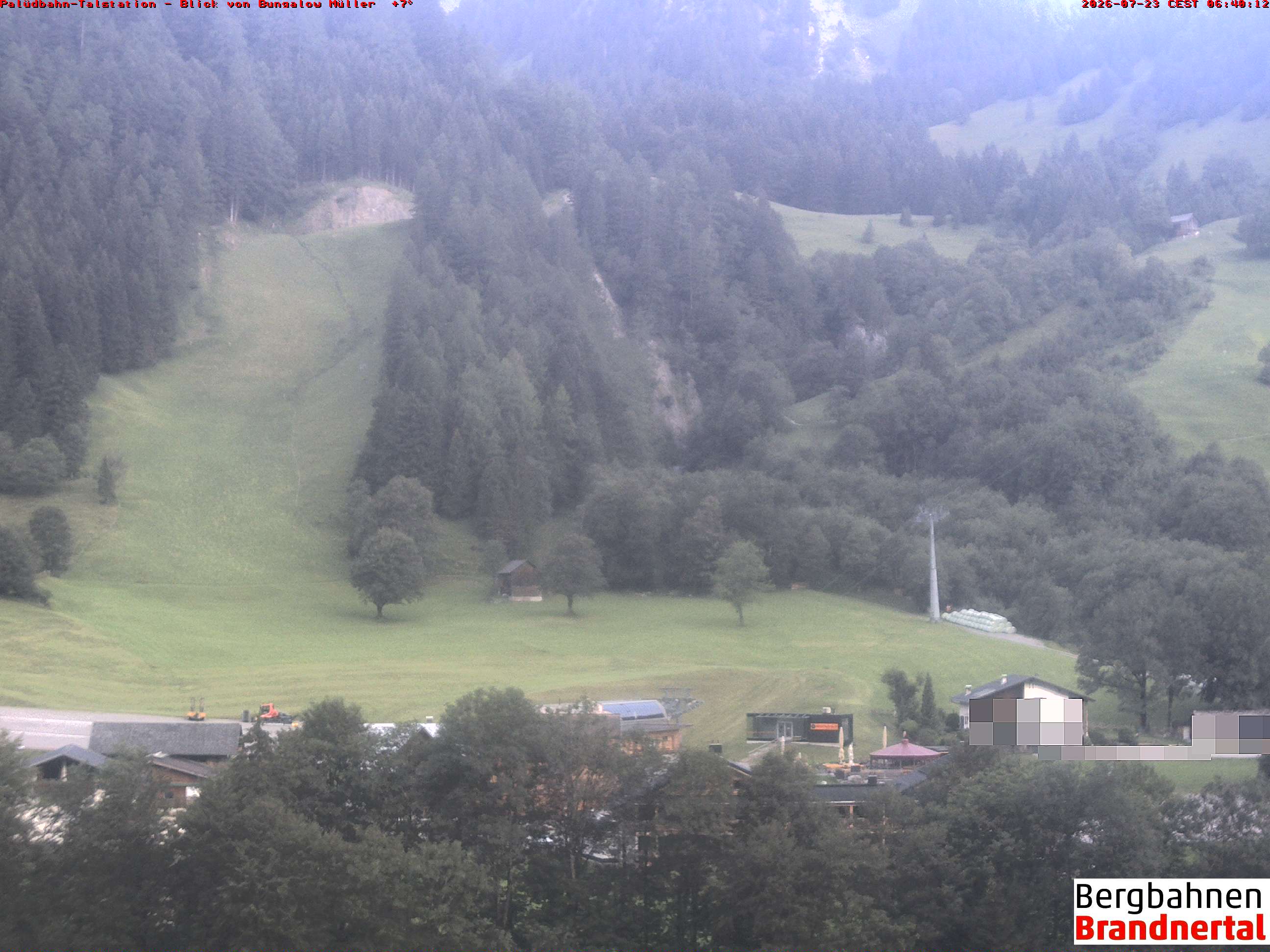 Blick auf Palüdbahn von Bungalow Müller
