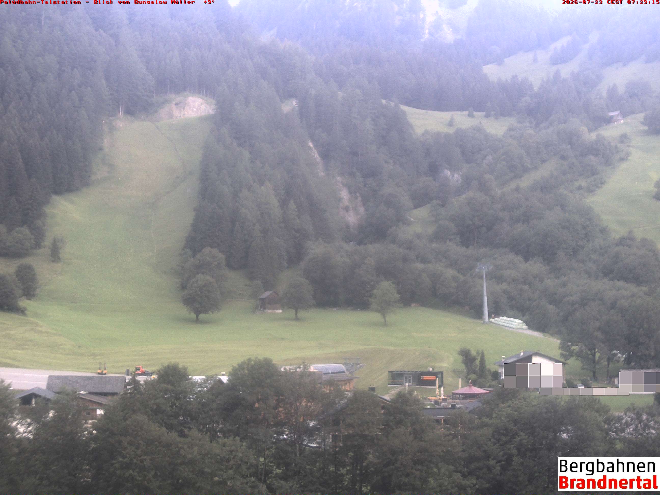 Blick auf Palüdbahn von Bungalow Müller