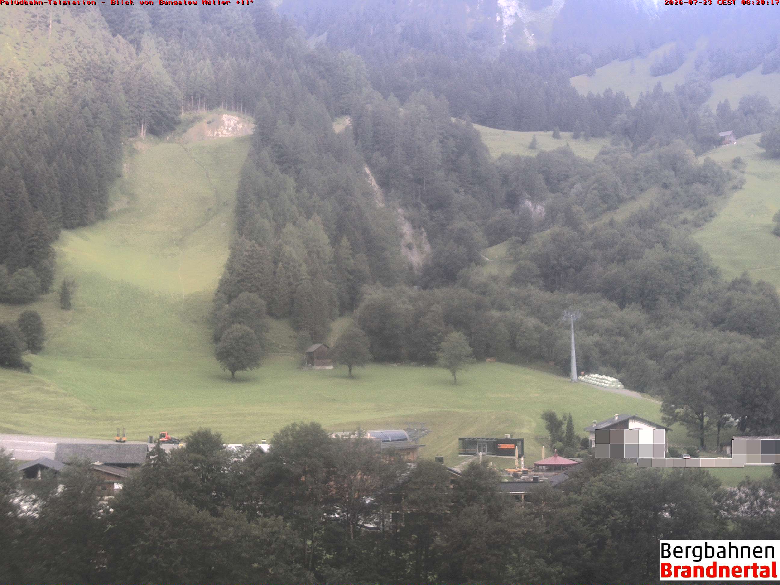 Blick auf Palüdbahn von Bungalow Müller