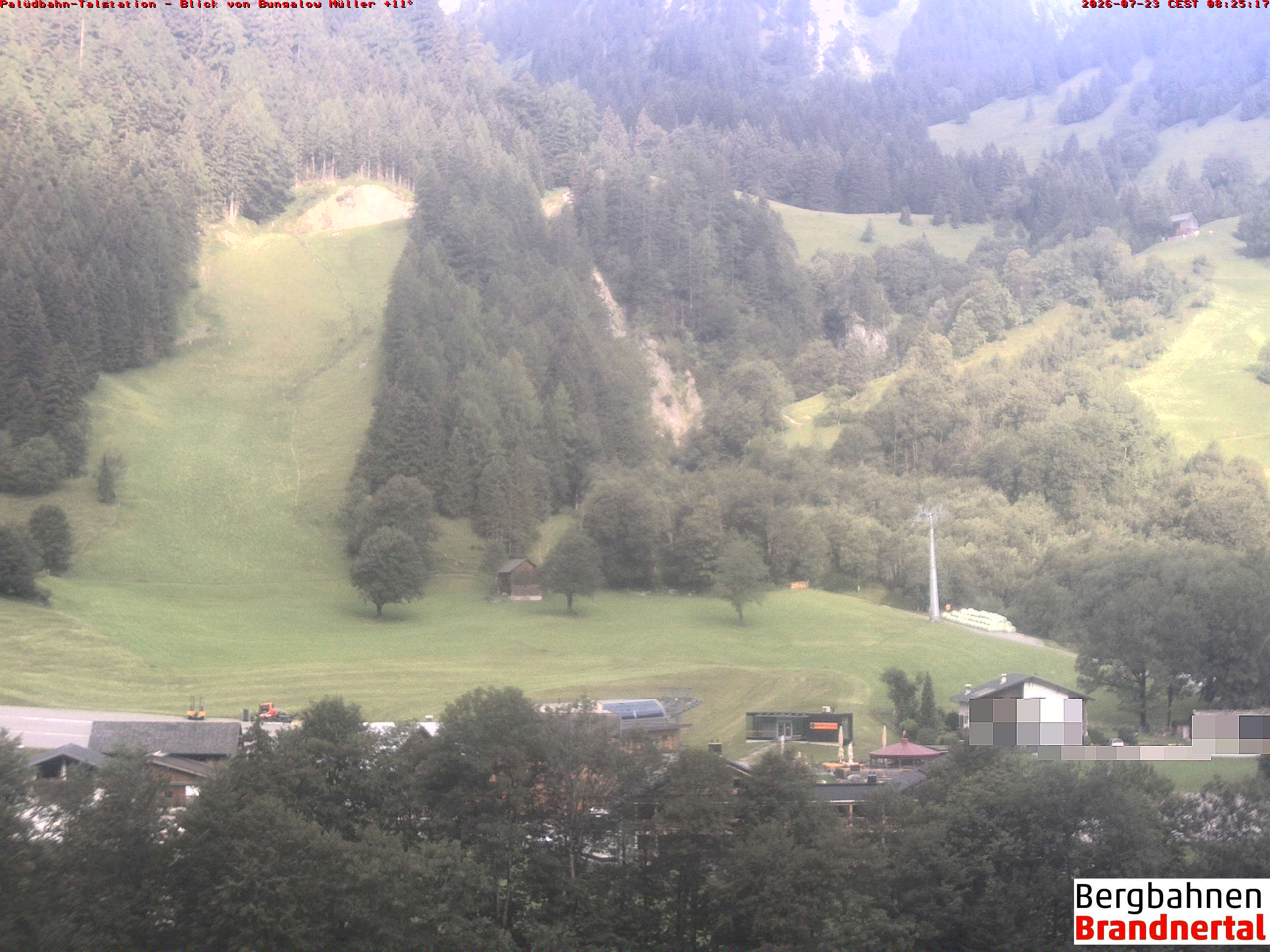 Blick auf Palüdbahn von Bungalow Müller