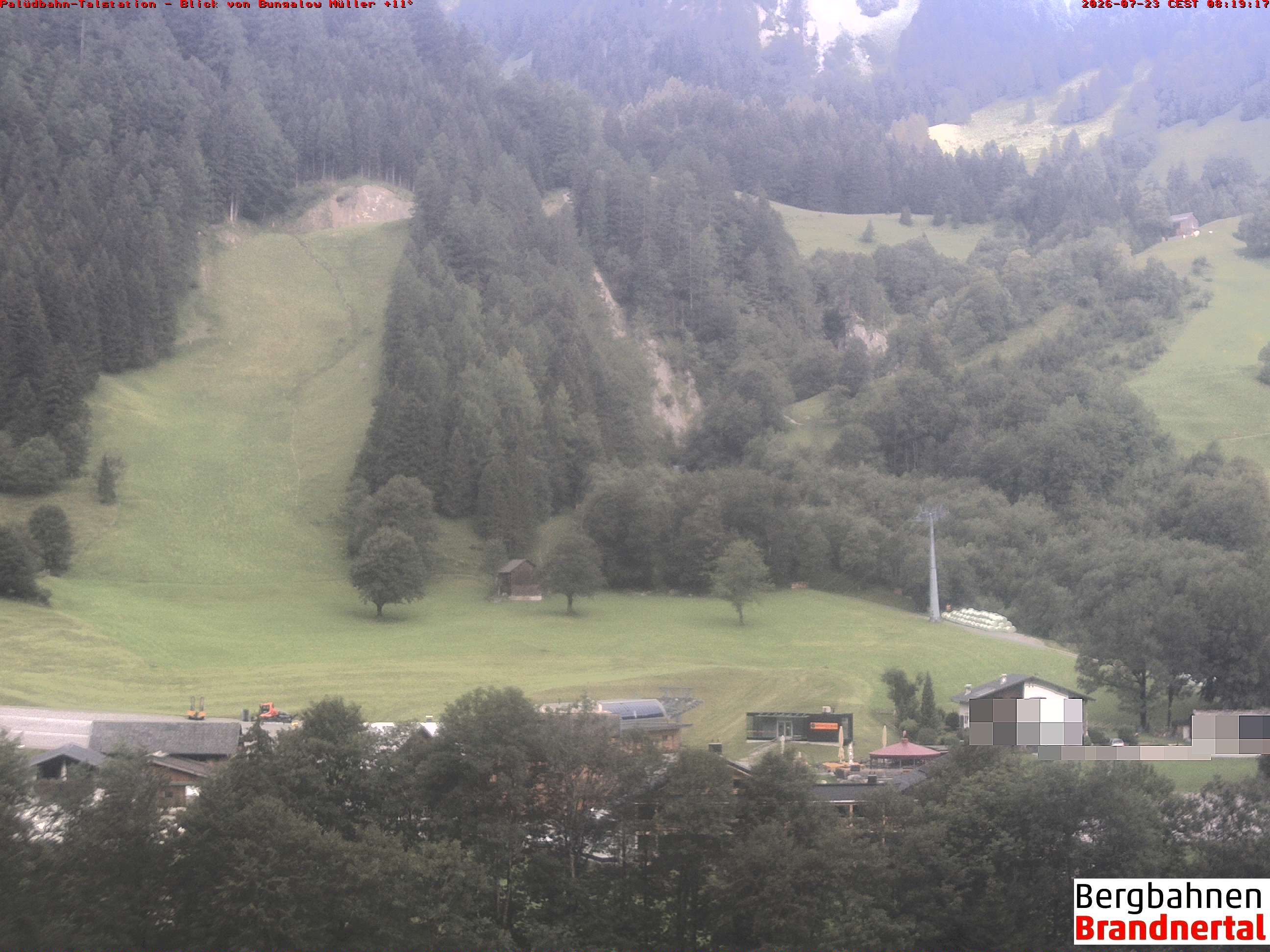 Blick auf Palüdbahn von Bungalow Müller