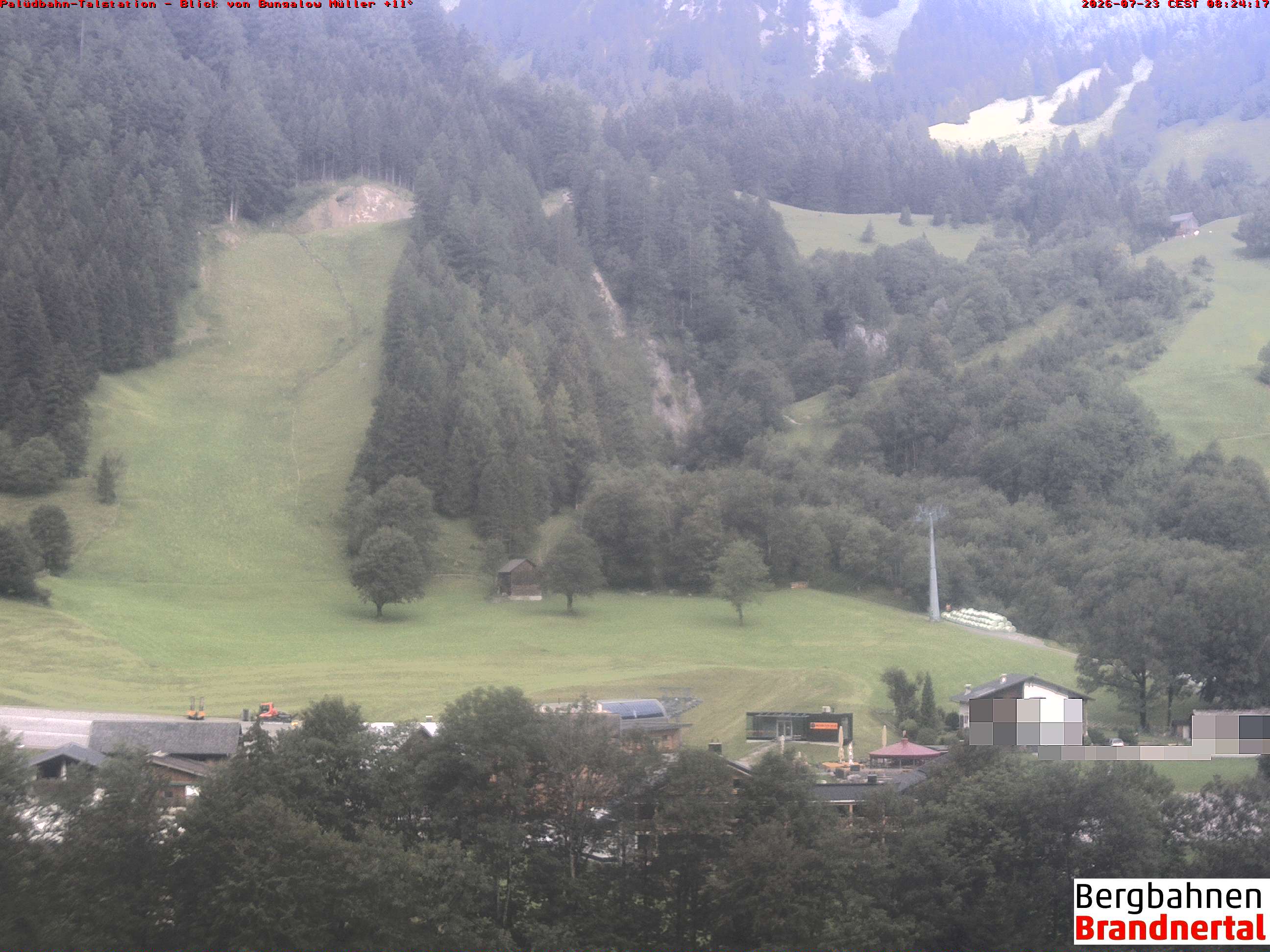 Blick auf Palüdbahn von Bungalow Müller