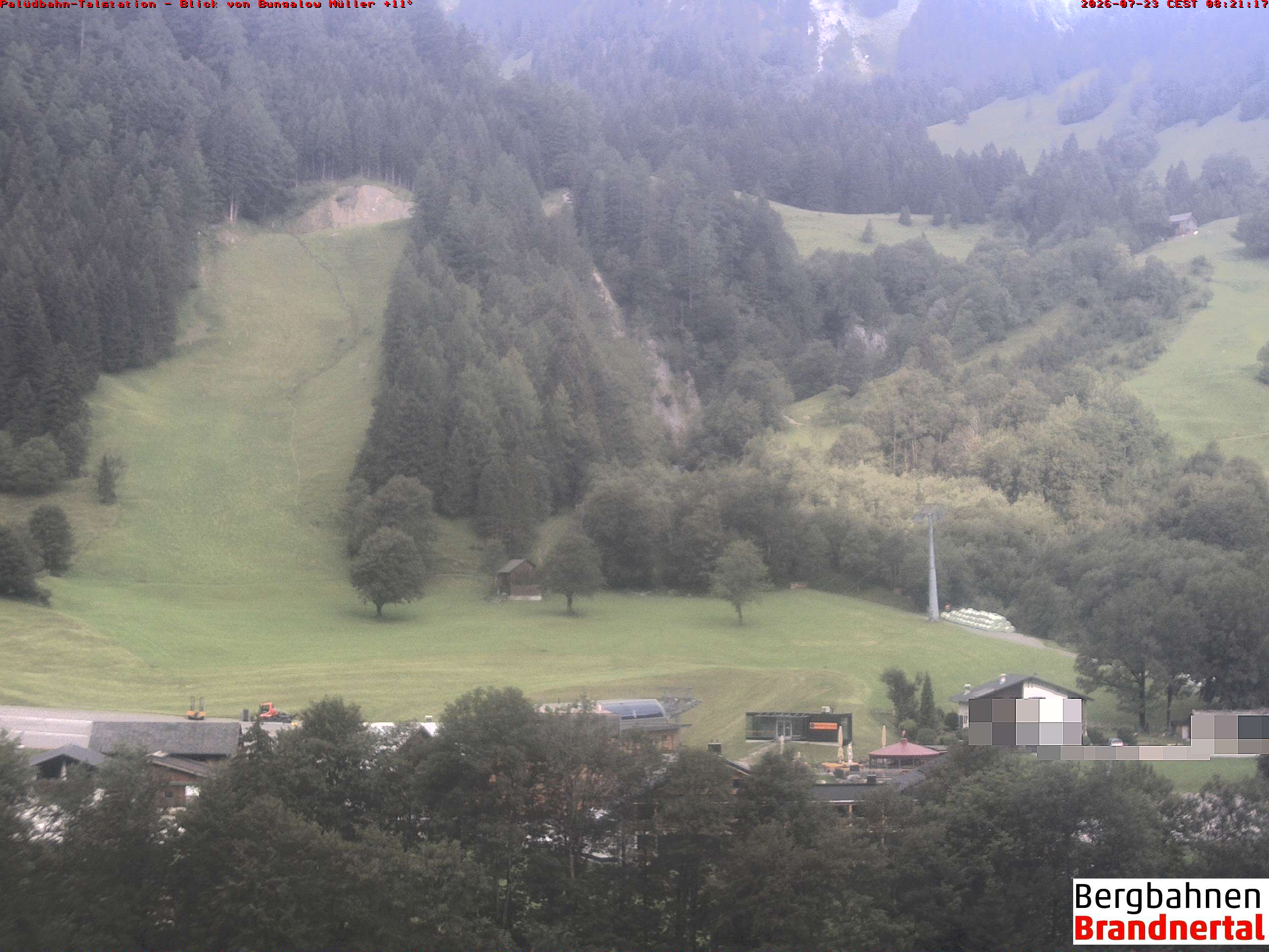 Blick auf Palüdbahn von Bungalow Müller