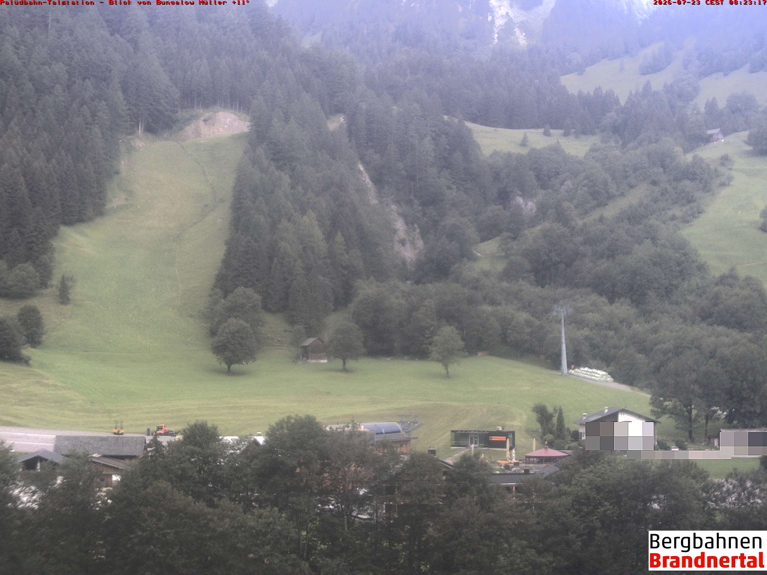 Blick auf Palüdbahn von Bungalow Müller