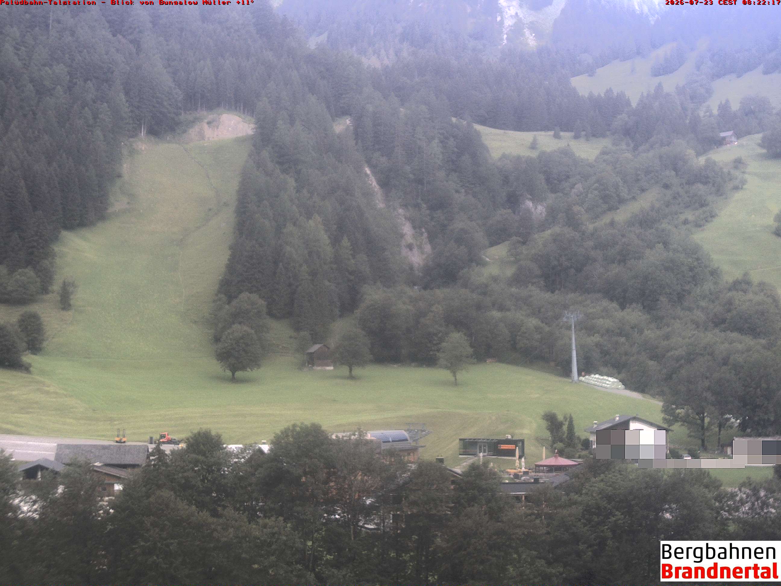 Blick auf Palüdbahn von Bungalow Müller
