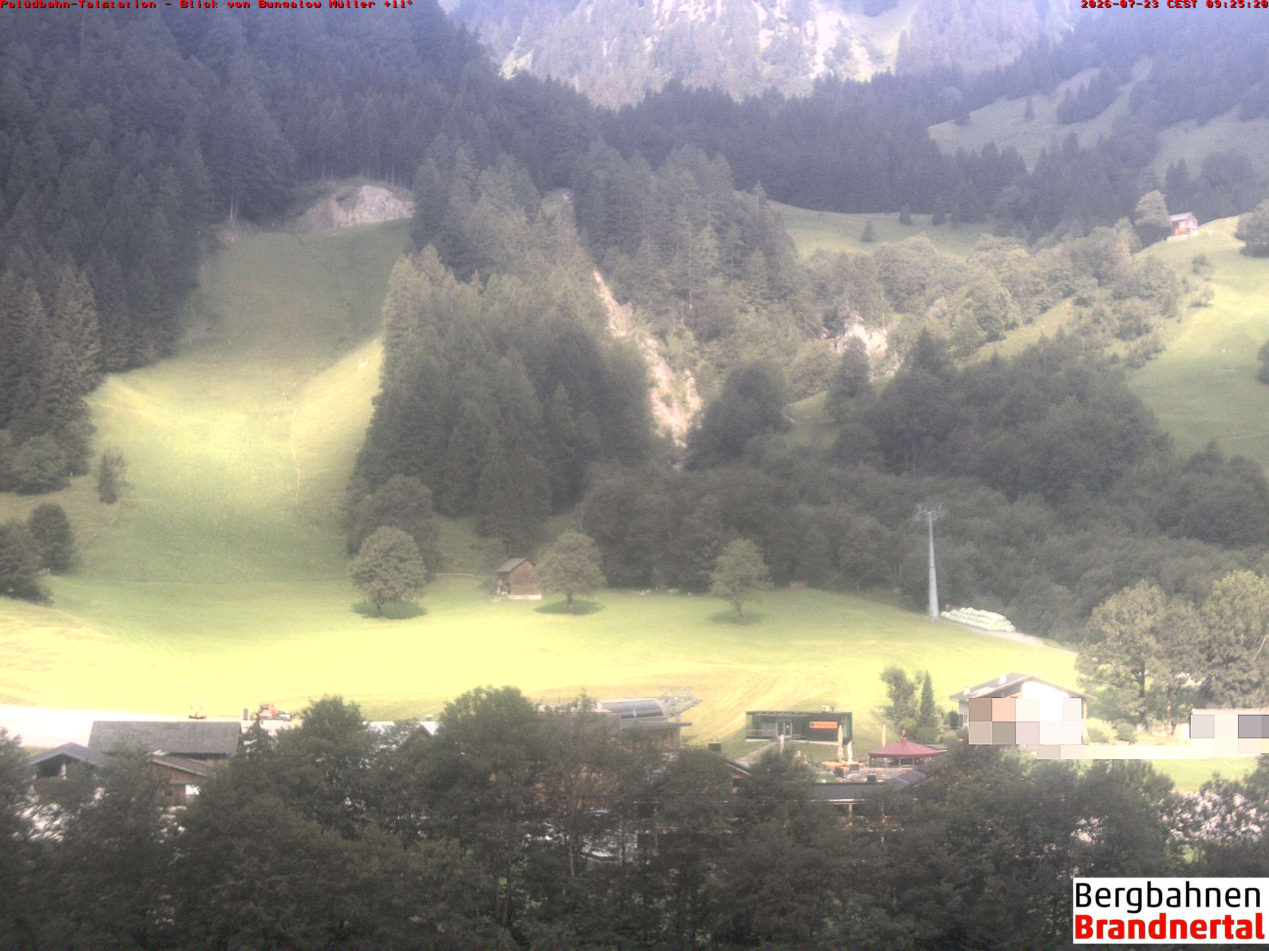 Blick auf Palüdbahn von Bungalow Müller