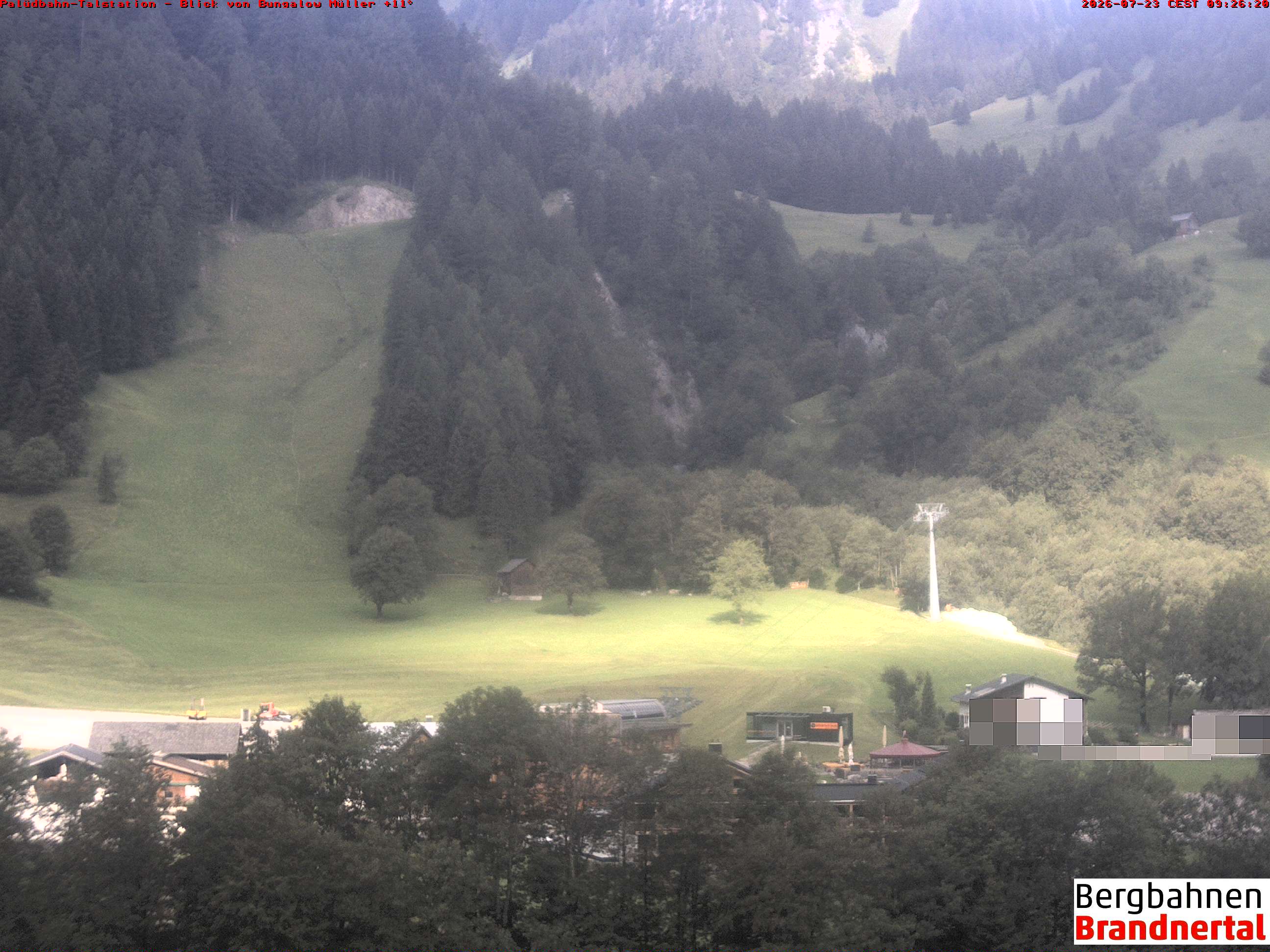 Blick auf Palüdbahn von Bungalow Müller