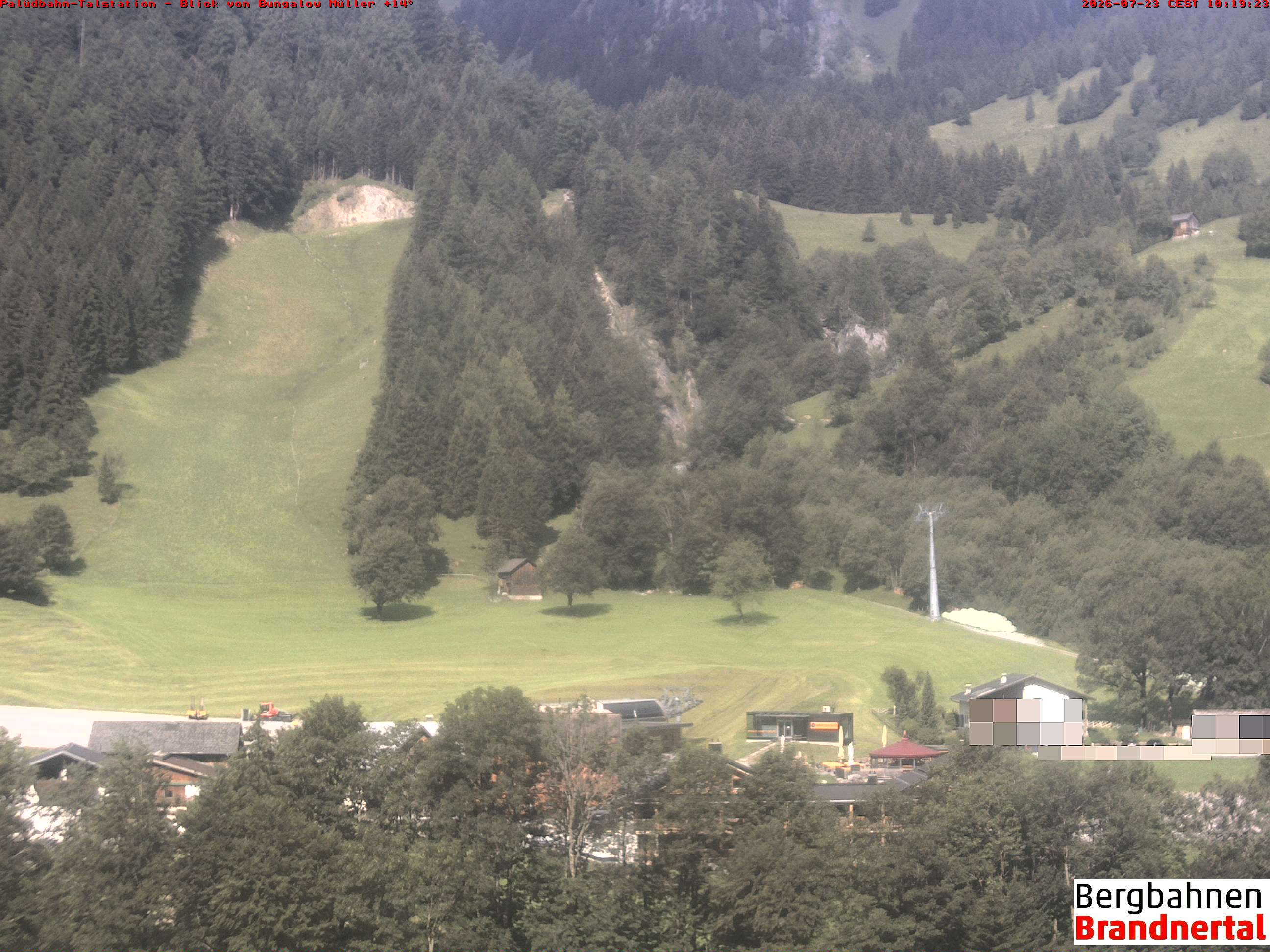 Blick auf Palüdbahn von Bungalow Müller