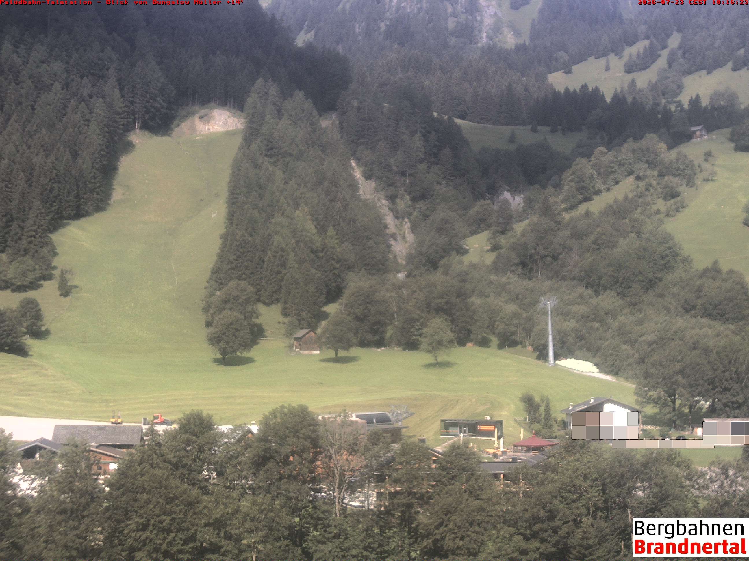 Blick auf Palüdbahn von Bungalow Müller