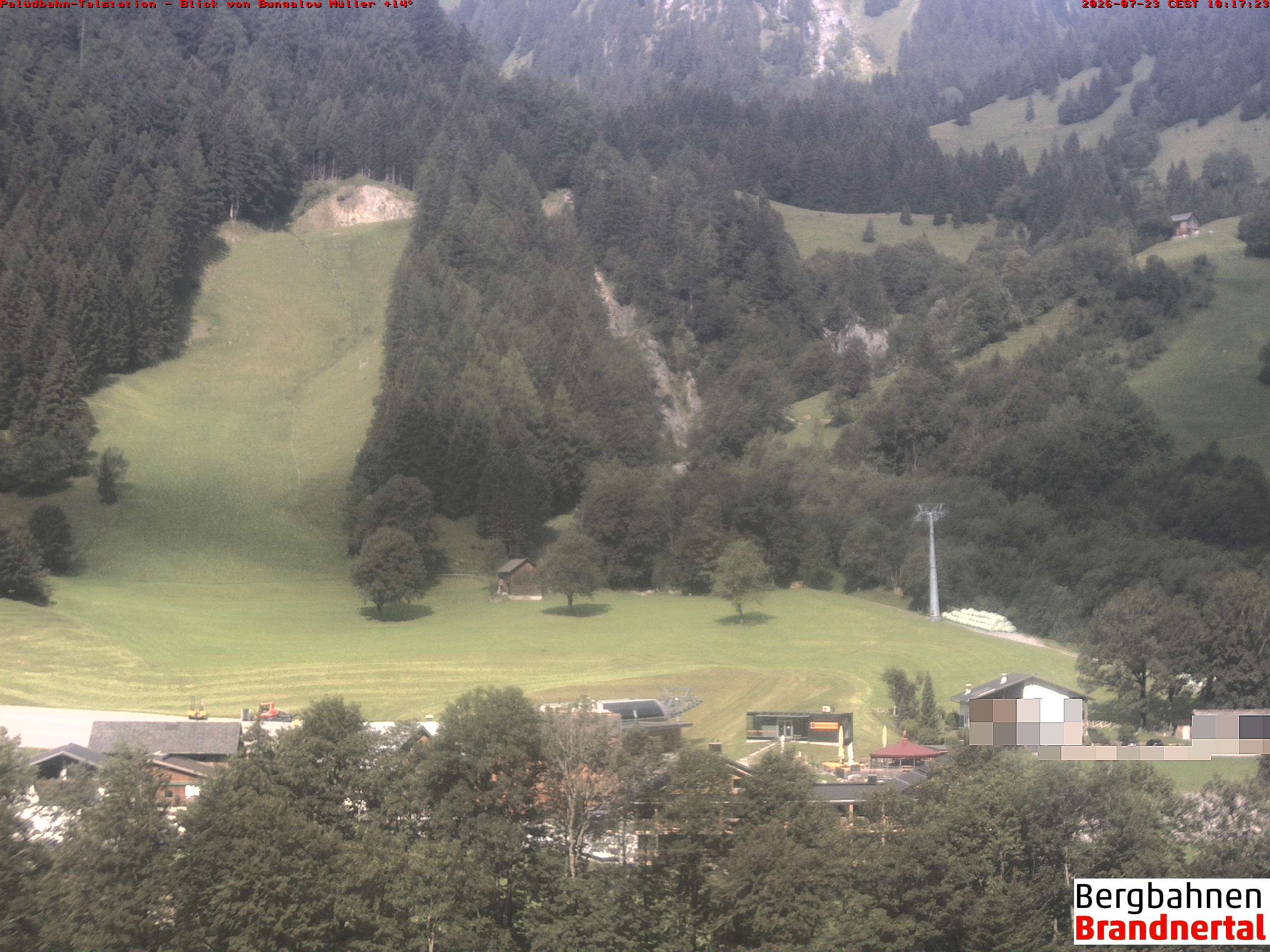 Blick auf Palüdbahn von Bungalow Müller