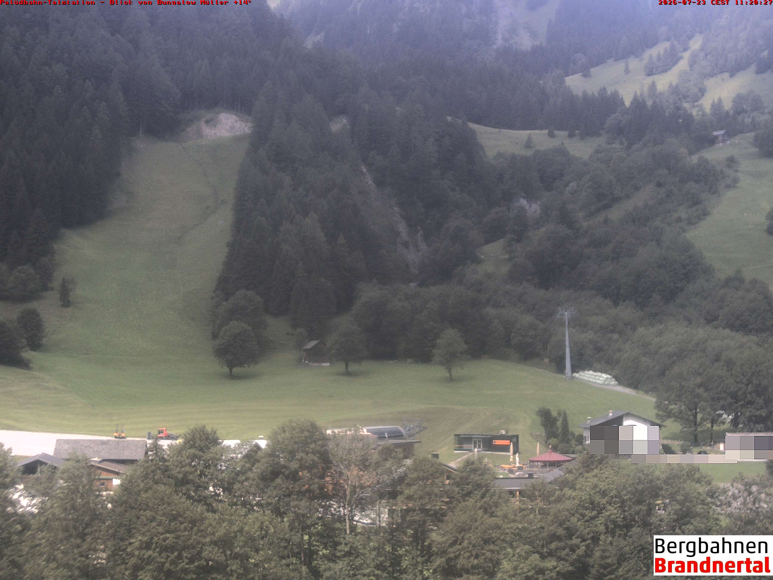 Blick auf Palüdbahn von Bungalow Müller