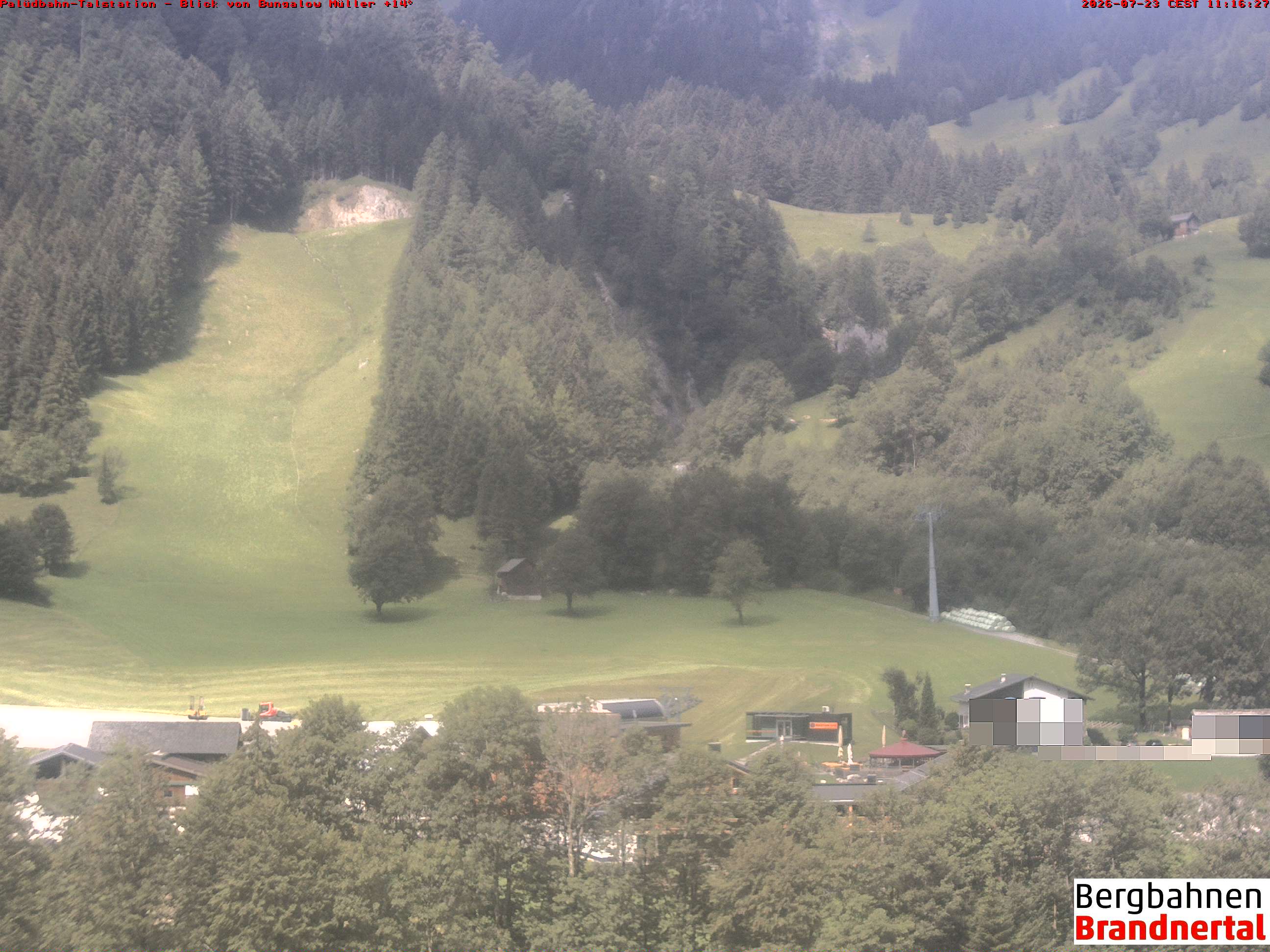 Blick auf Palüdbahn von Bungalow Müller
