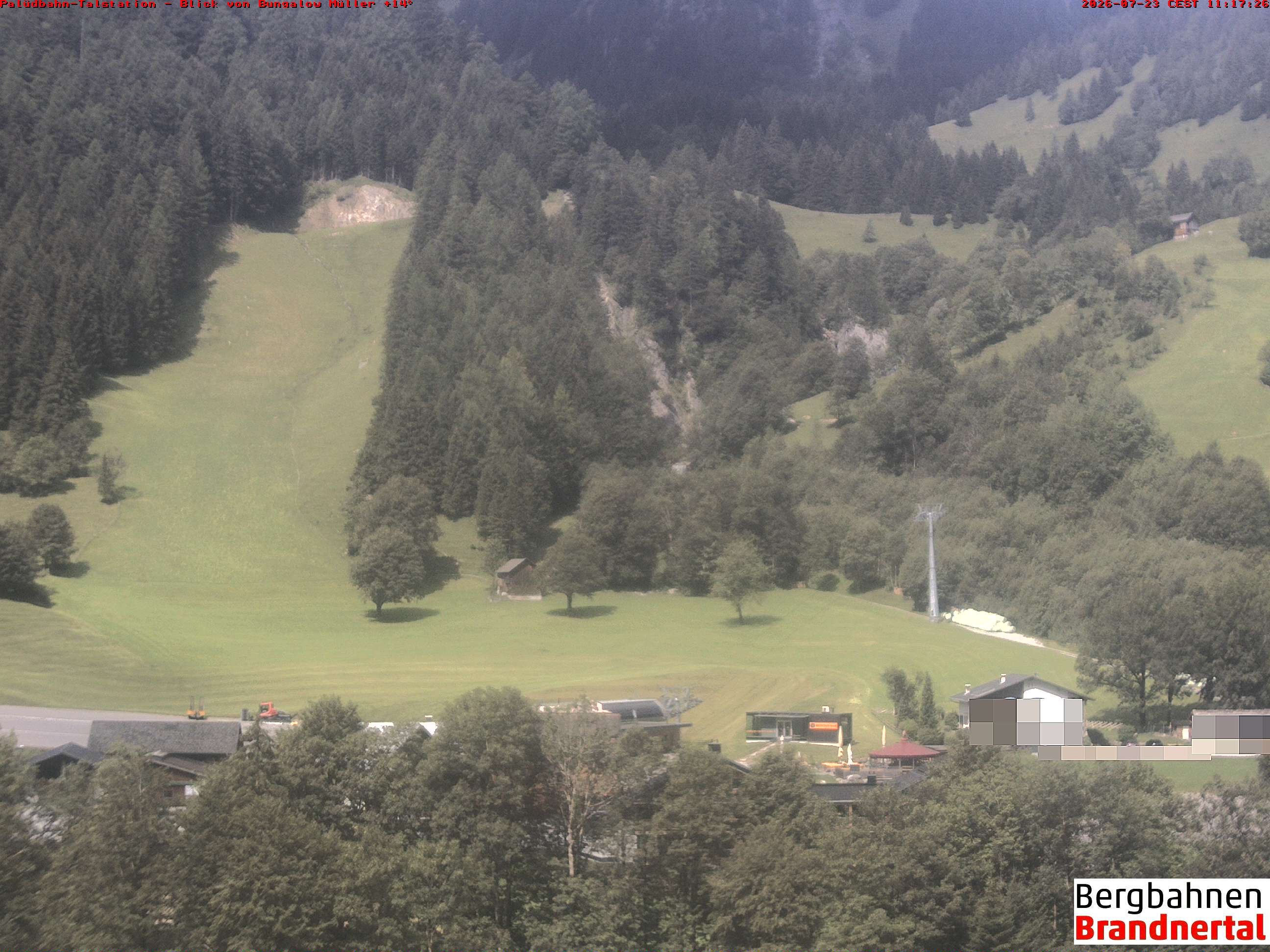 Blick auf Palüdbahn von Bungalow Müller