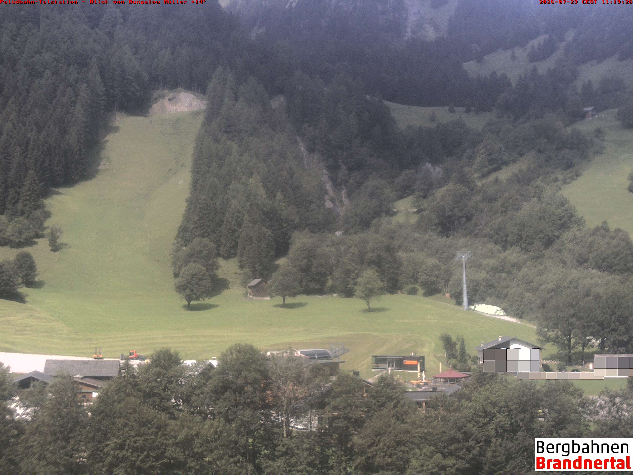 Blick auf Palüdbahn von Bungalow Müller