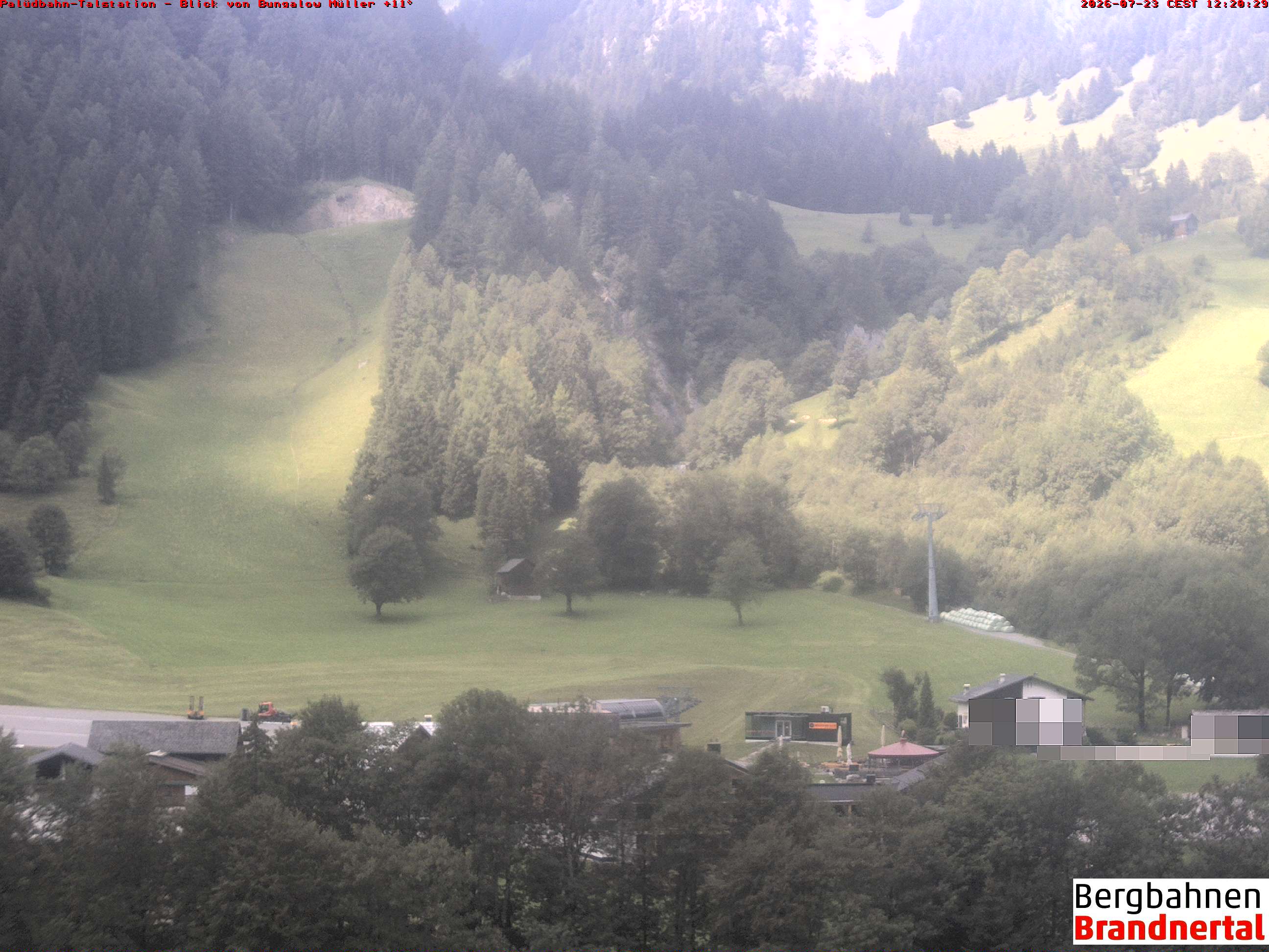 Blick auf Palüdbahn von Bungalow Müller