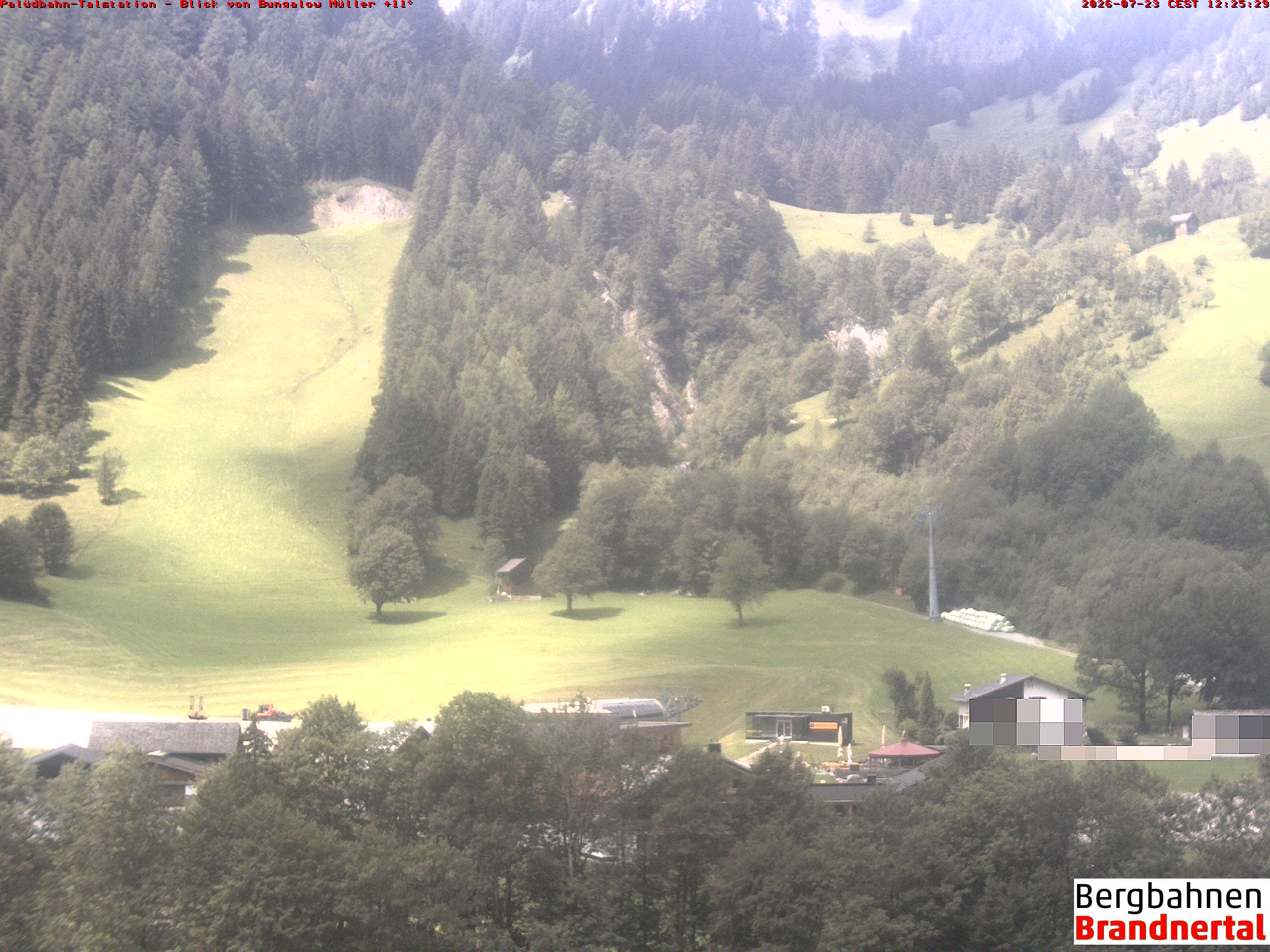 Blick auf Palüdbahn von Bungalow Müller