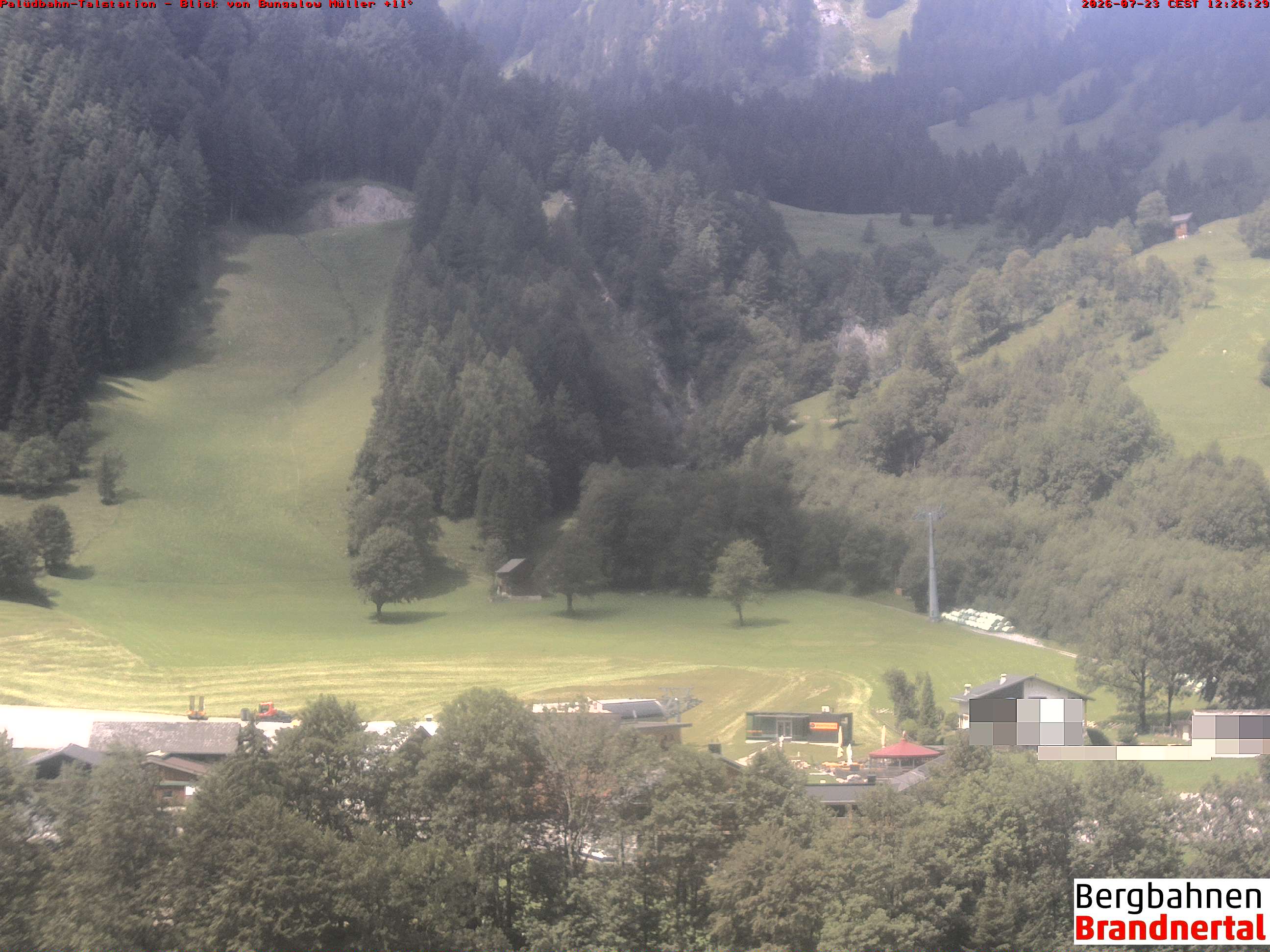 Blick auf Palüdbahn von Bungalow Müller