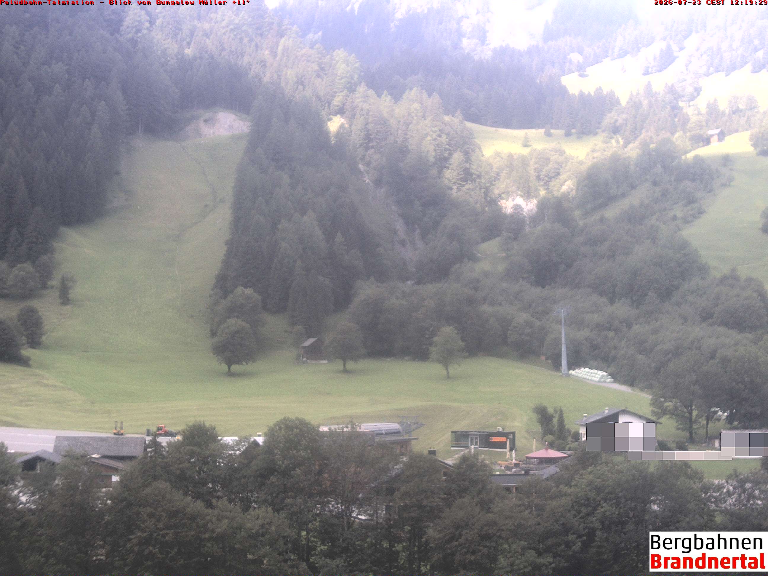 Blick auf Palüdbahn von Bungalow Müller