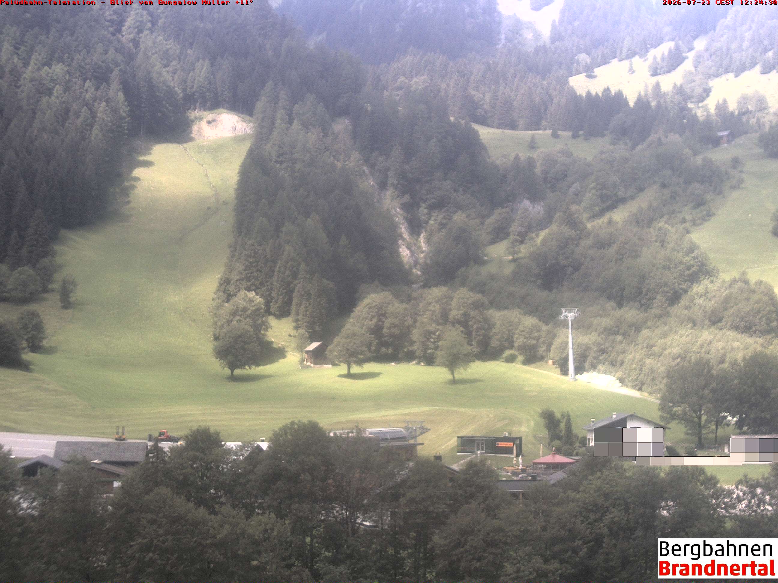 Blick auf Palüdbahn von Bungalow Müller