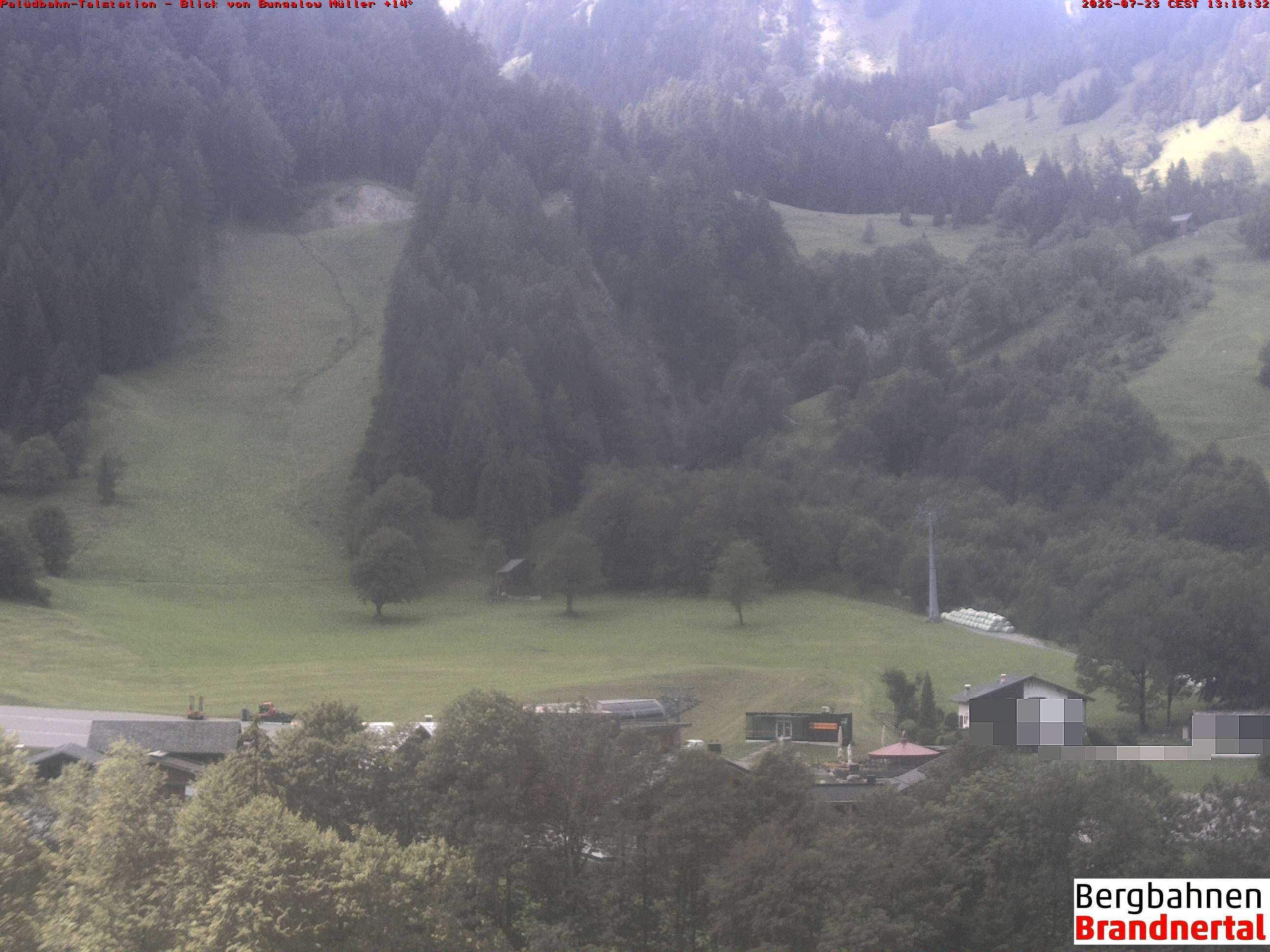 Blick auf Palüdbahn von Bungalow Müller