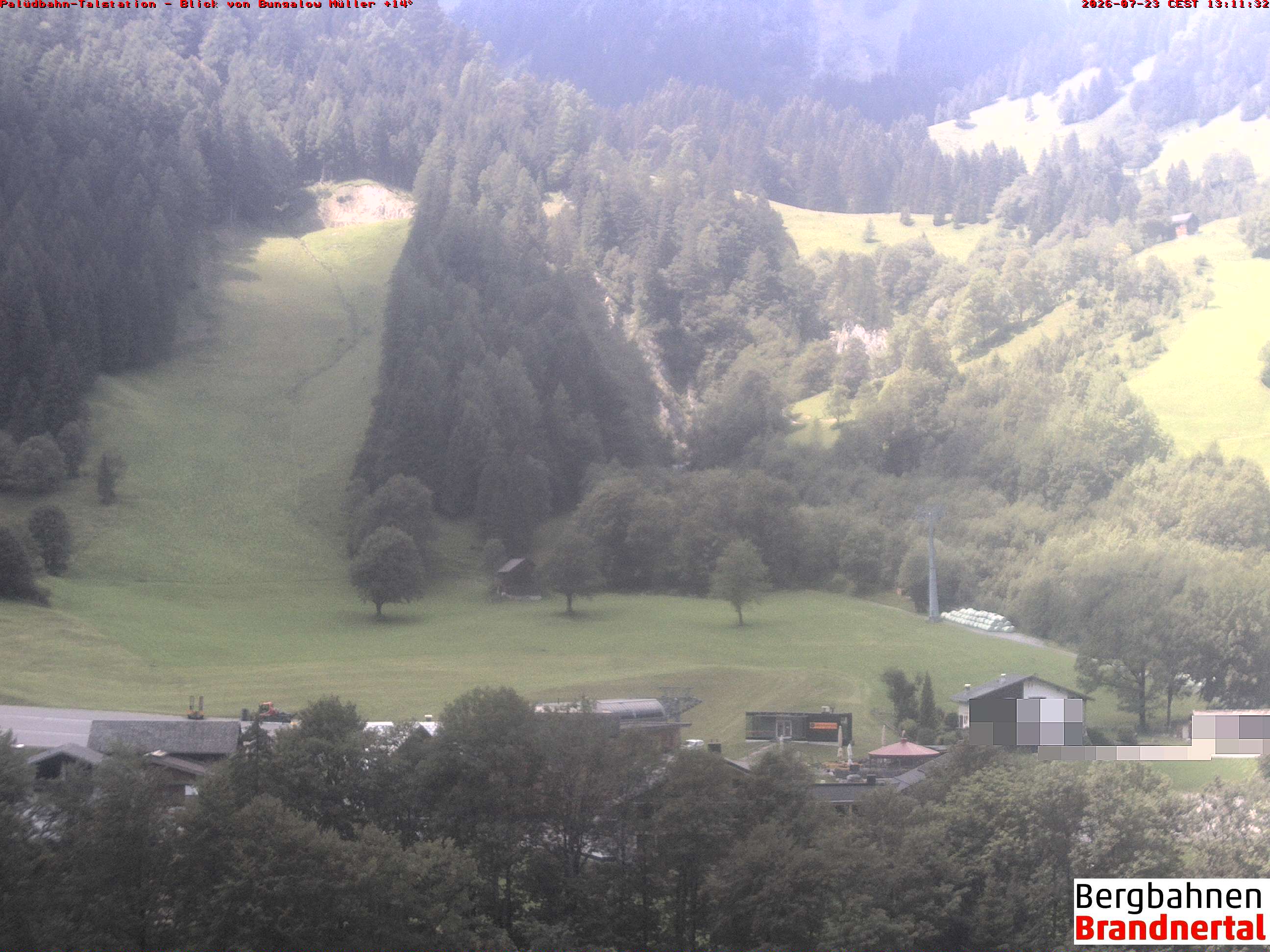 Blick auf Palüdbahn von Bungalow Müller