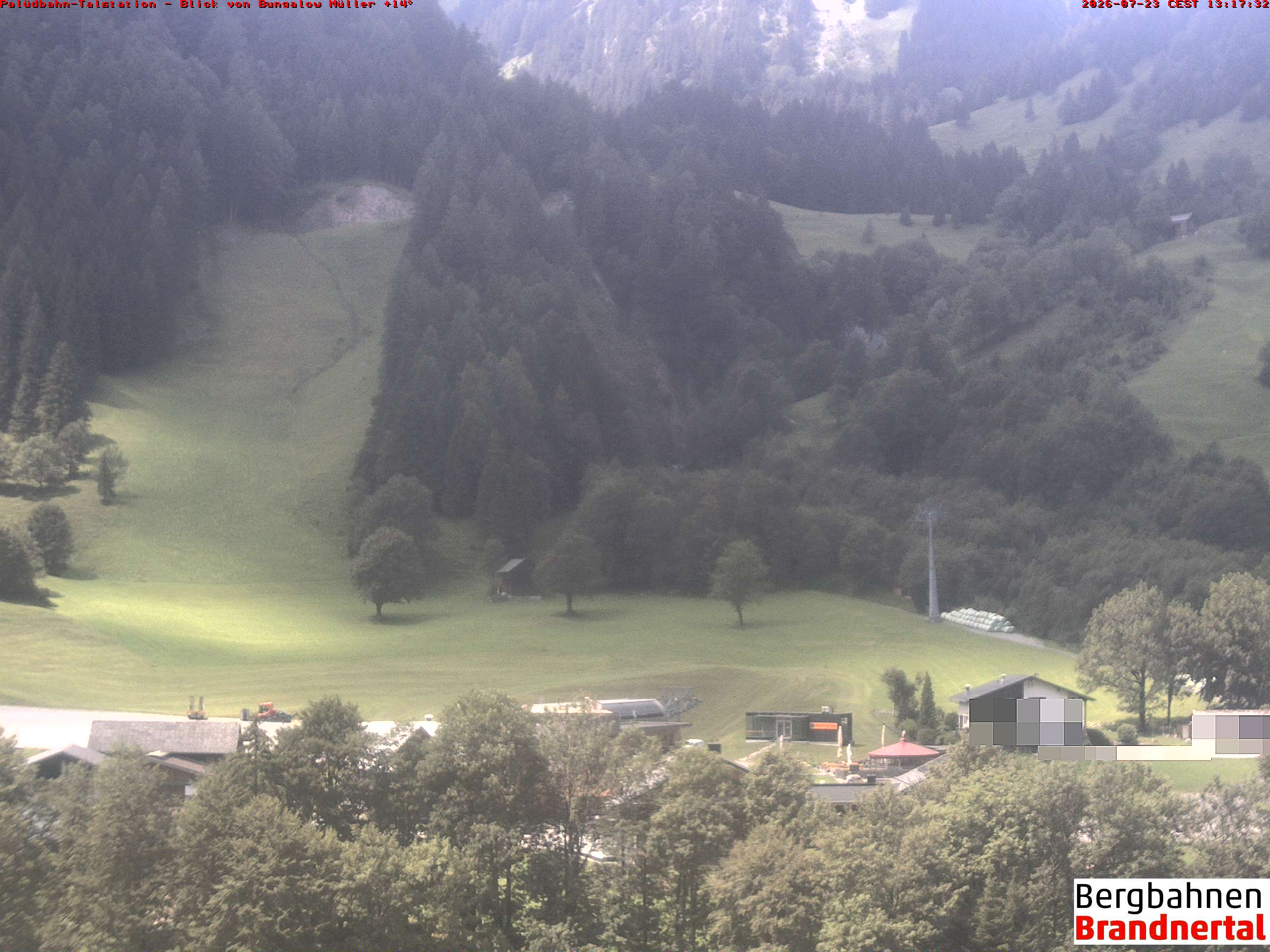Blick auf Palüdbahn von Bungalow Müller