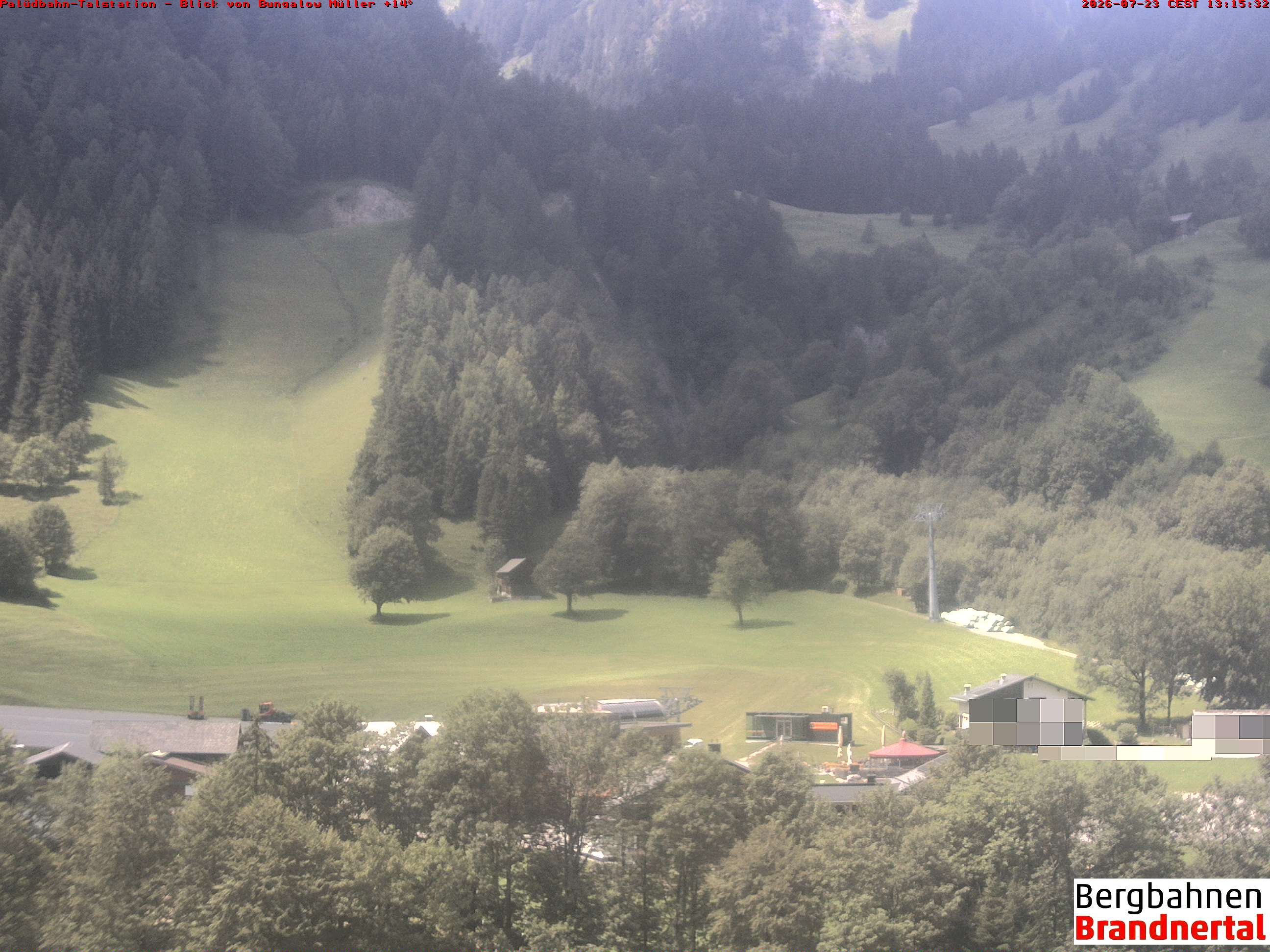 Blick auf Palüdbahn von Bungalow Müller