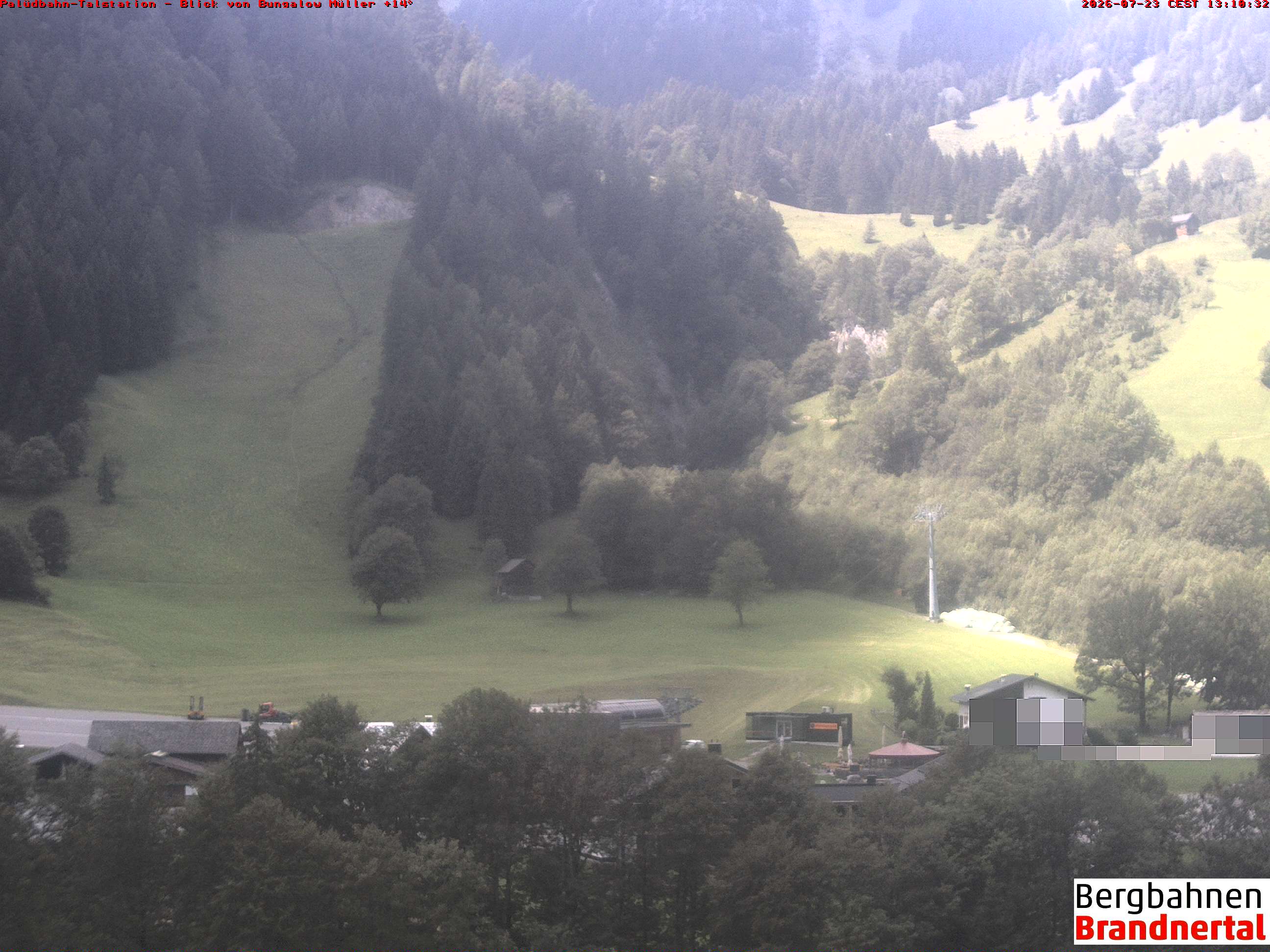 Blick auf Palüdbahn von Bungalow Müller