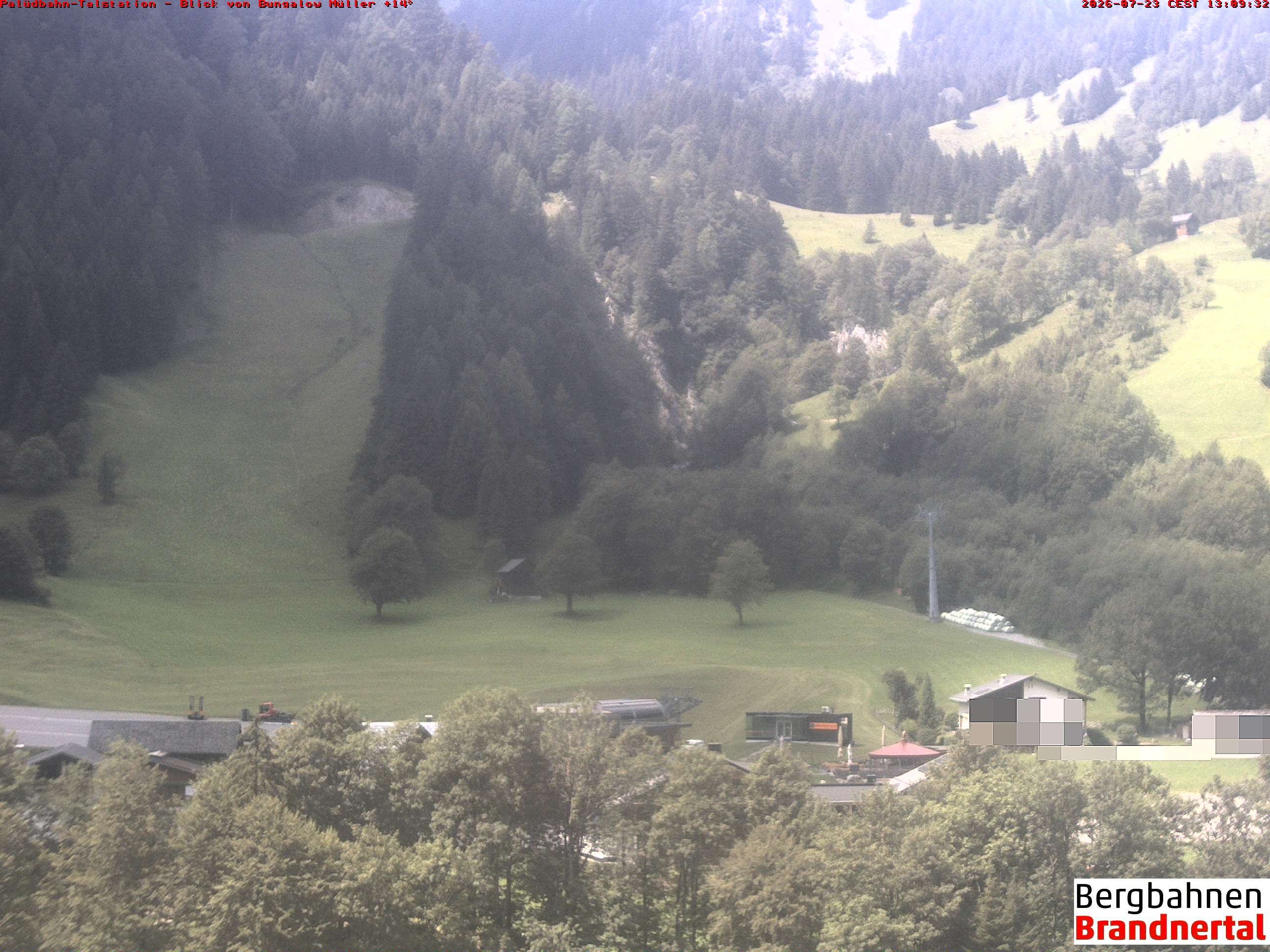 Blick auf Palüdbahn von Bungalow Müller