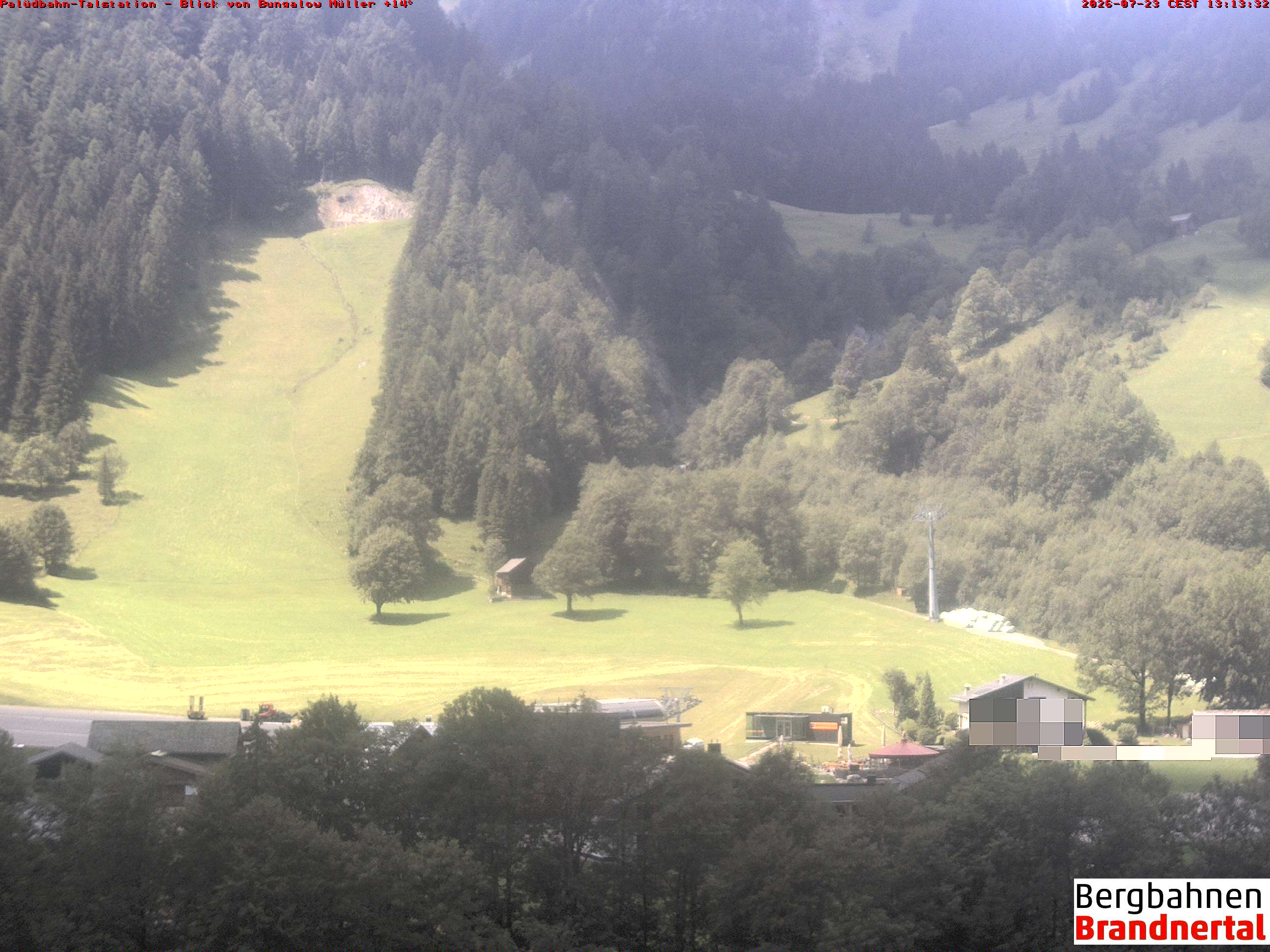 Blick auf Palüdbahn von Bungalow Müller