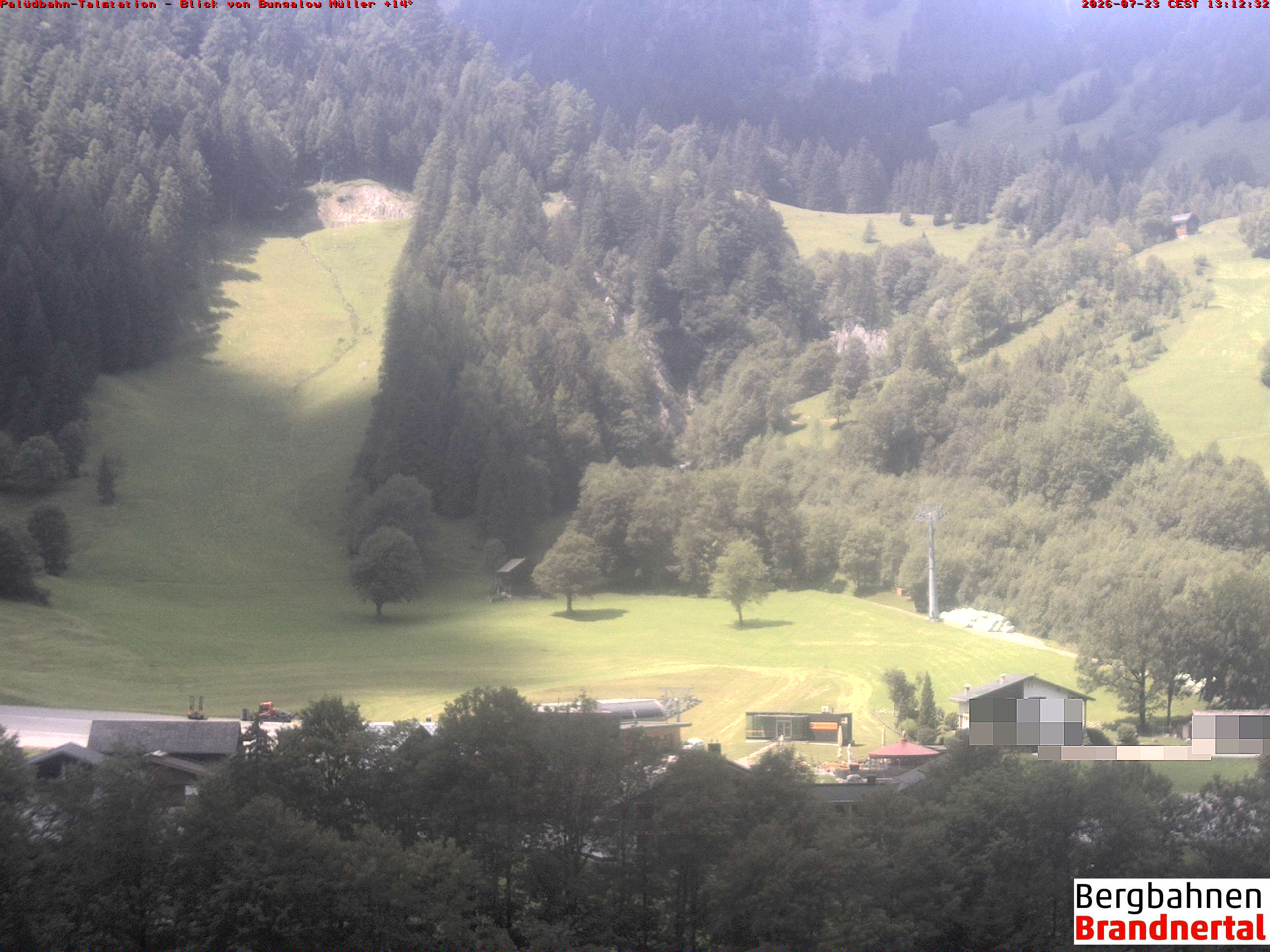 Blick auf Palüdbahn von Bungalow Müller
