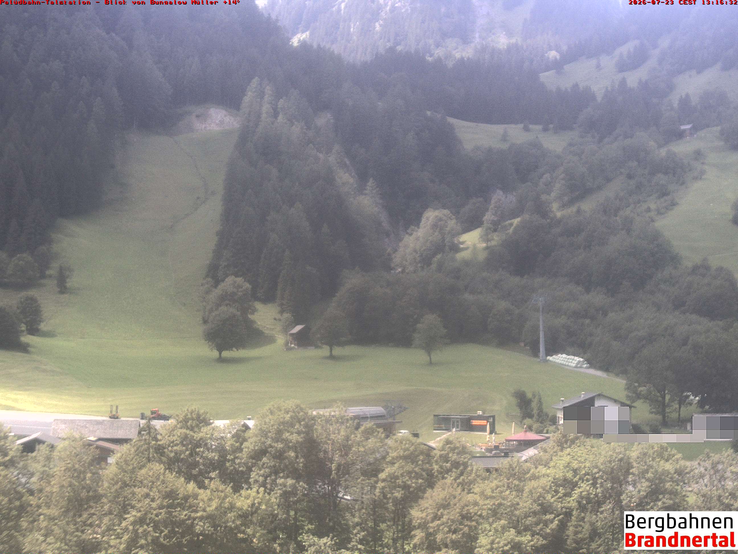 Blick auf Palüdbahn von Bungalow Müller