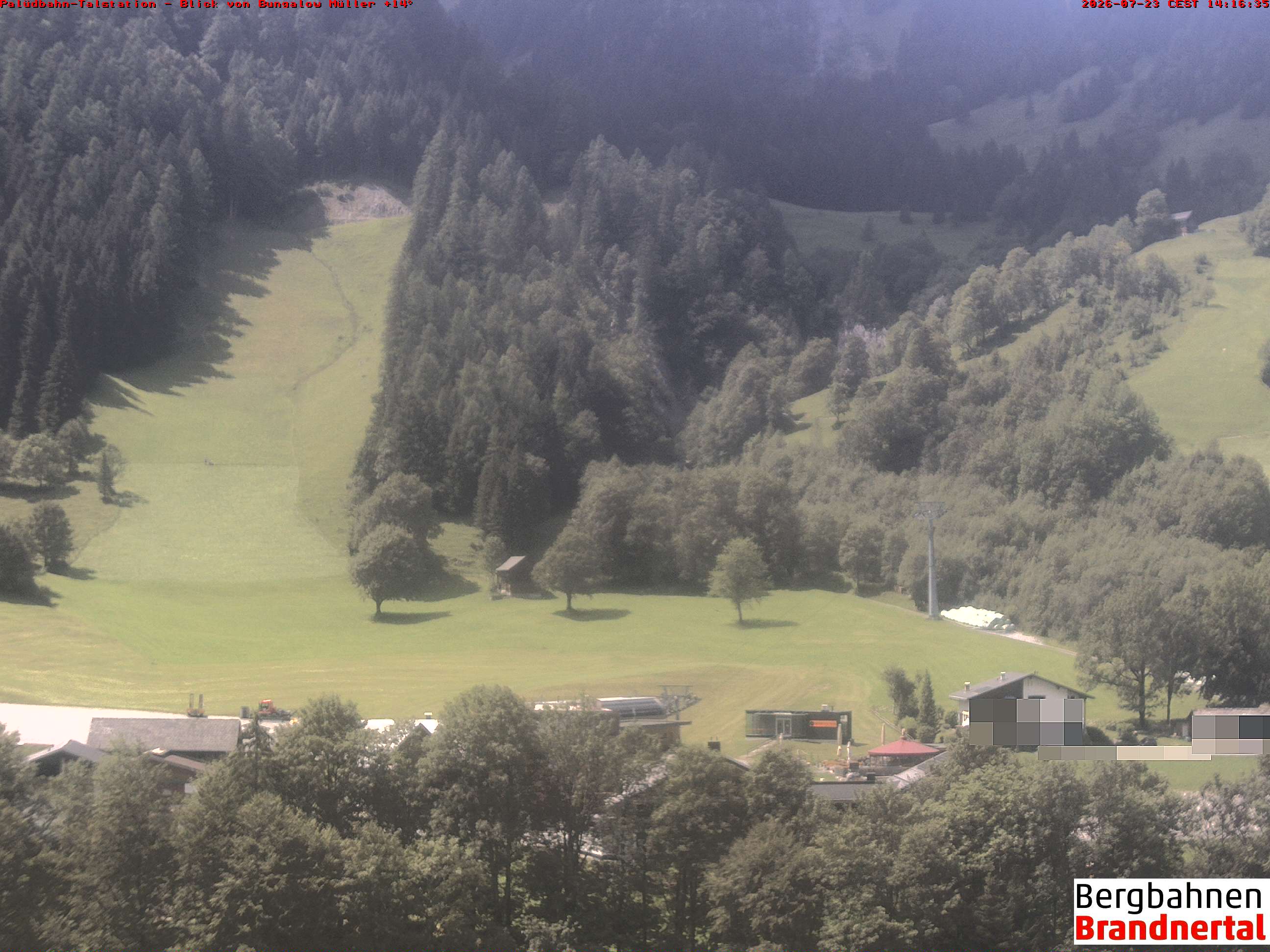 Blick auf Palüdbahn von Bungalow Müller