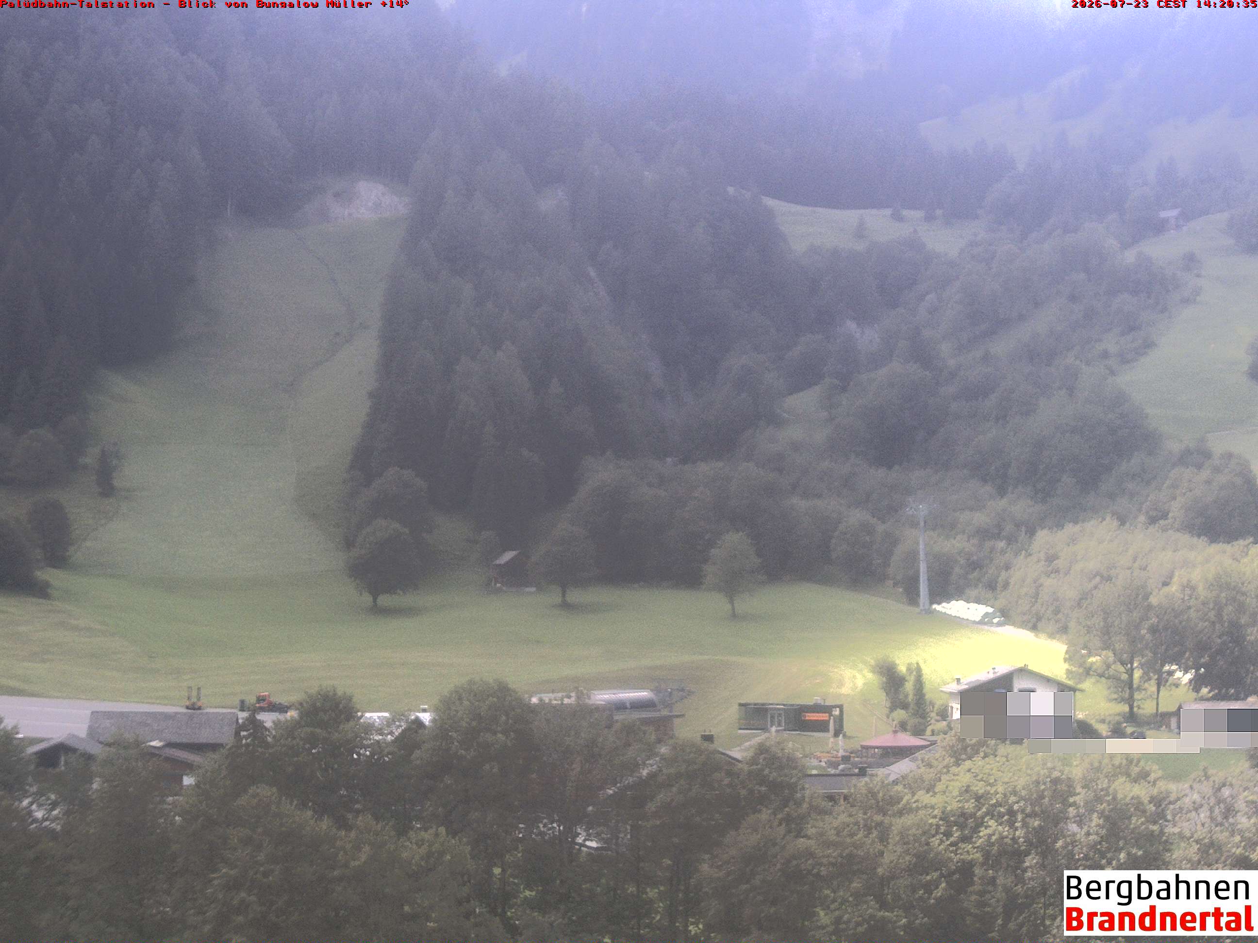 Blick auf Palüdbahn von Bungalow Müller