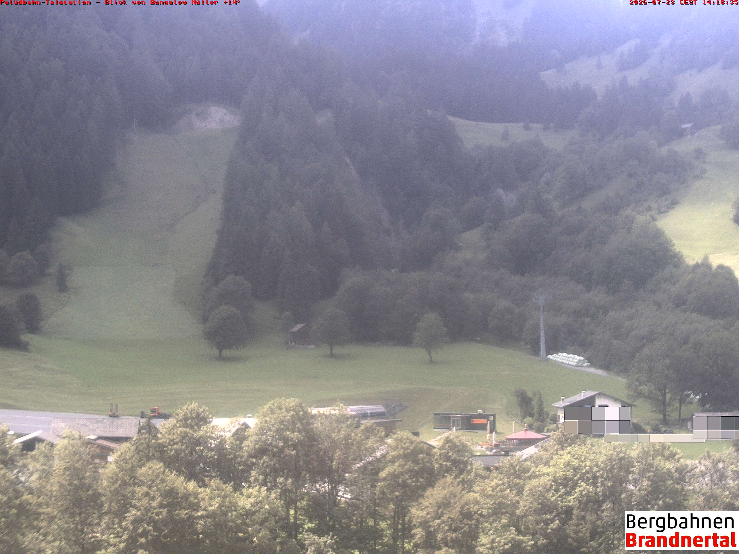 Blick auf Palüdbahn von Bungalow Müller