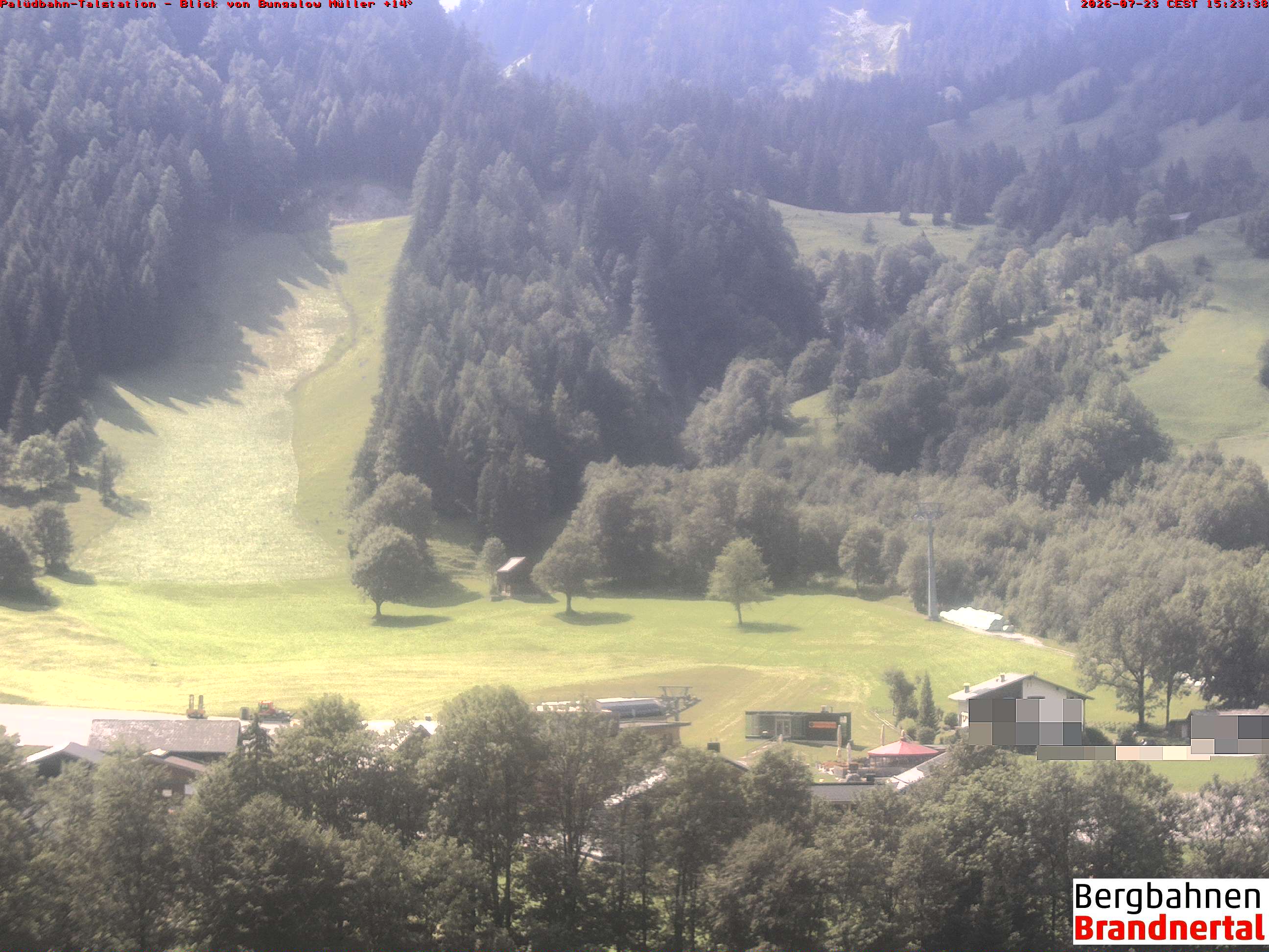 Blick auf Palüdbahn von Bungalow Müller