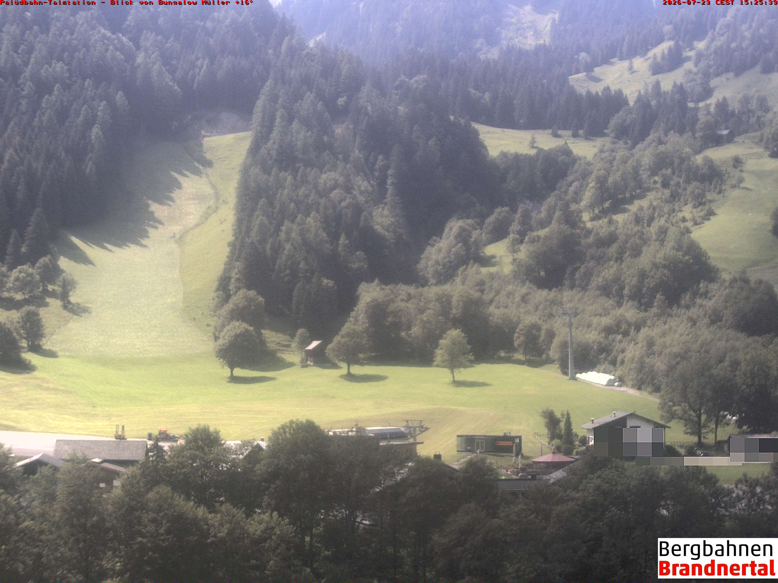 Blick auf Palüdbahn von Bungalow Müller