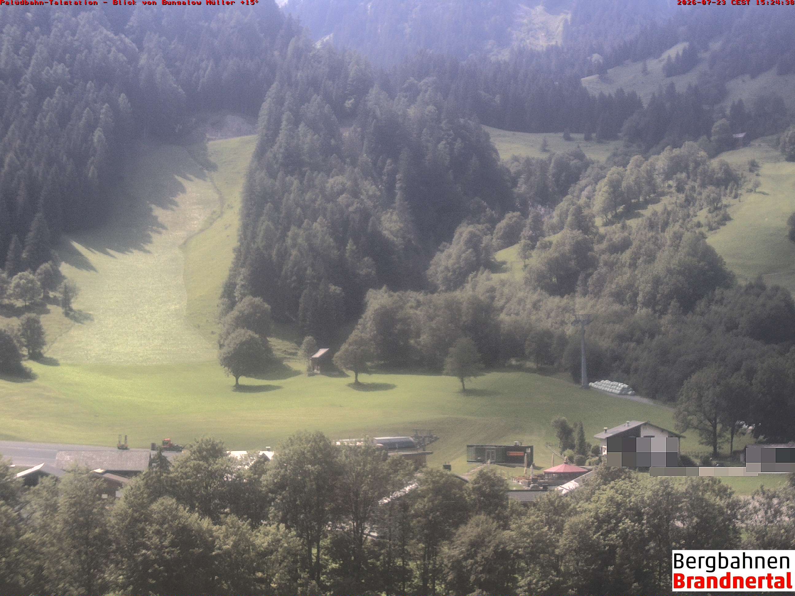 Blick auf Palüdbahn von Bungalow Müller