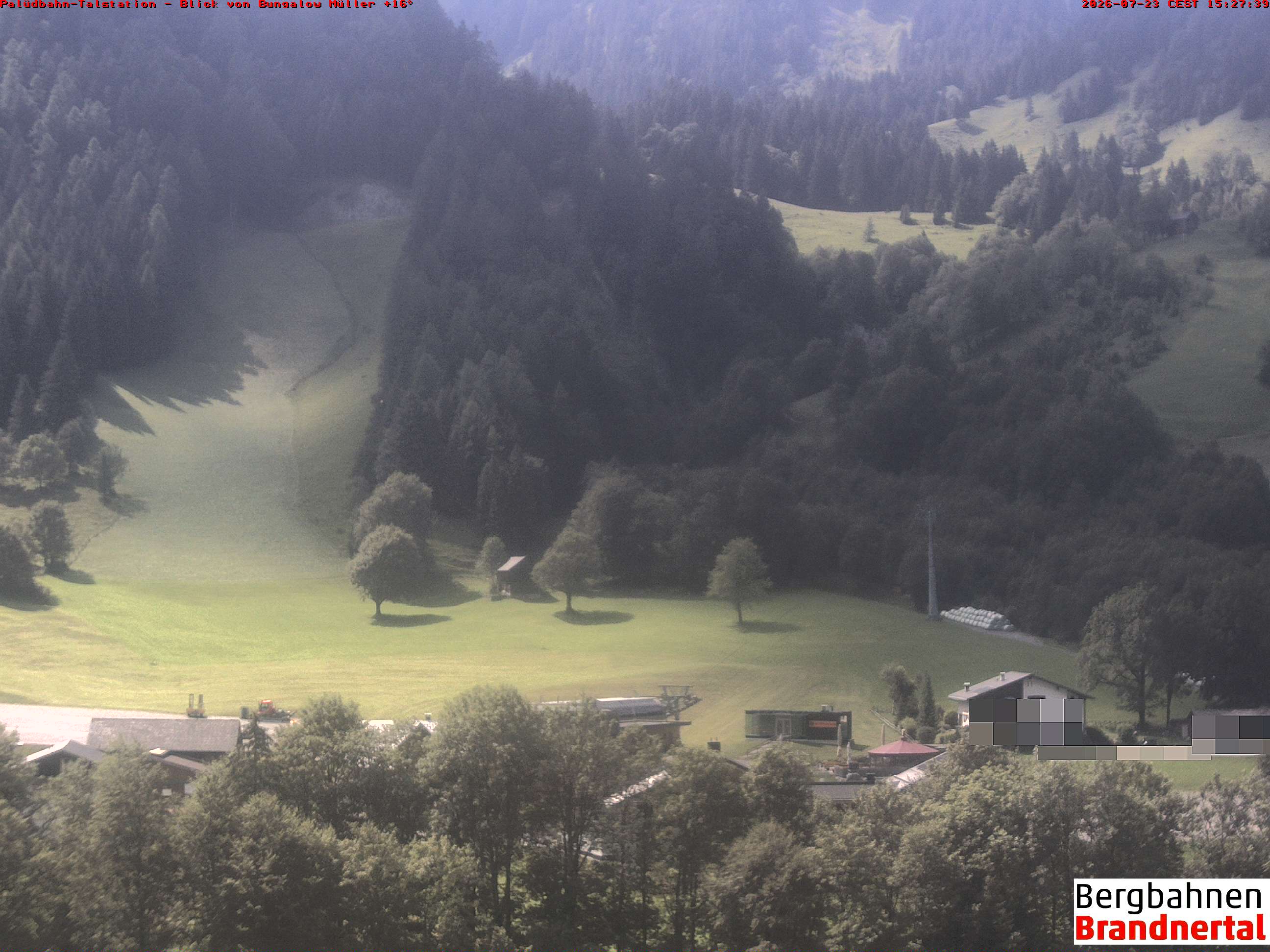 Blick auf Palüdbahn von Bungalow Müller