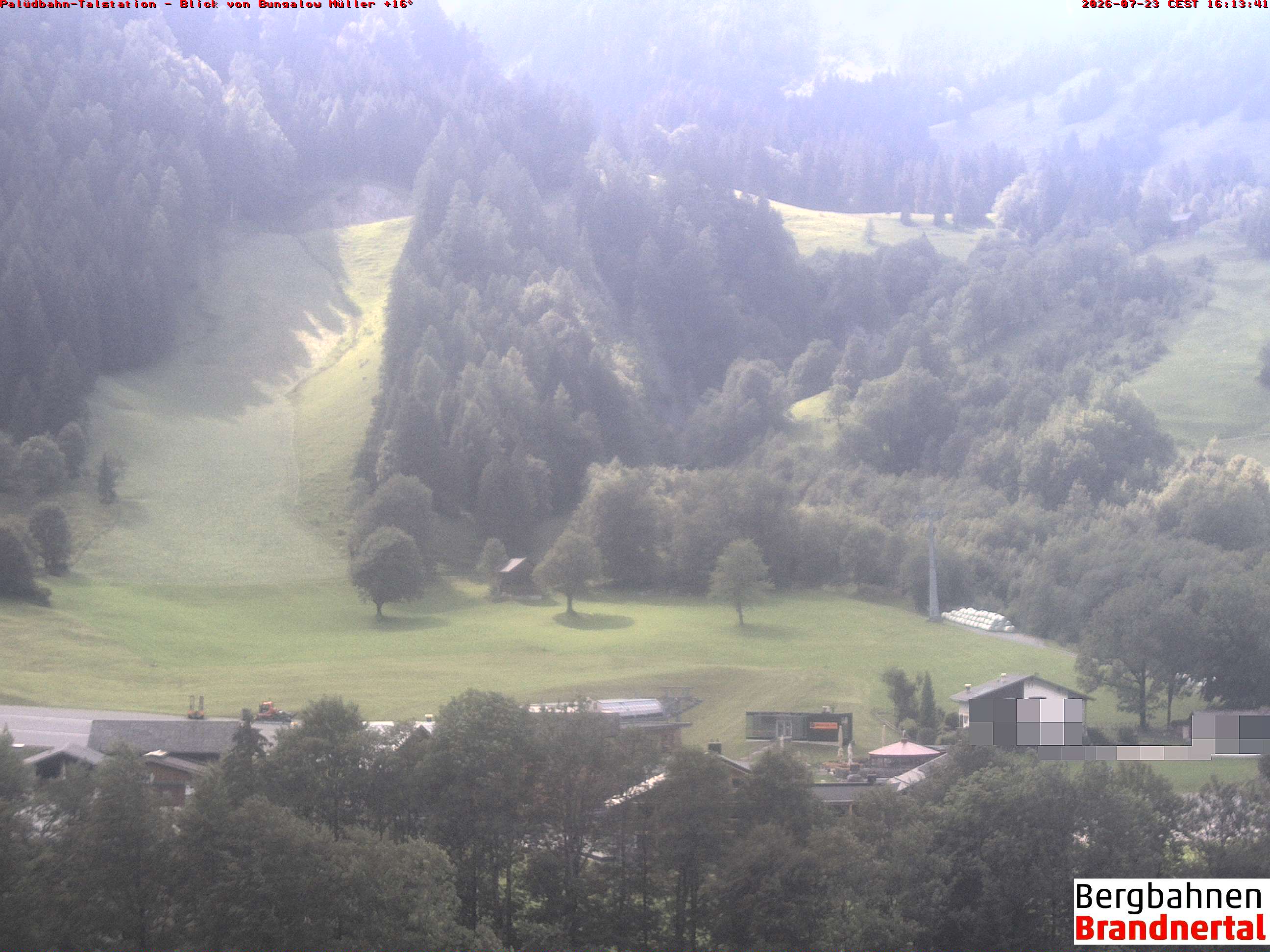 Blick auf Palüdbahn von Bungalow Müller